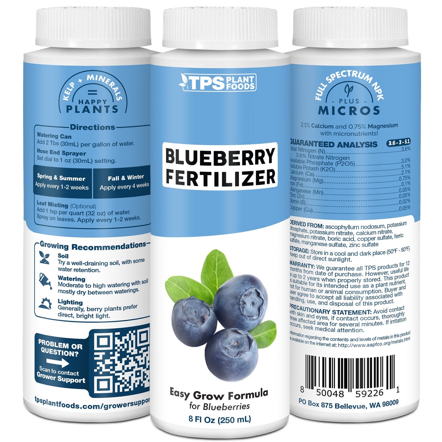 Blueberry Fertilizer formula, features, and plant care details