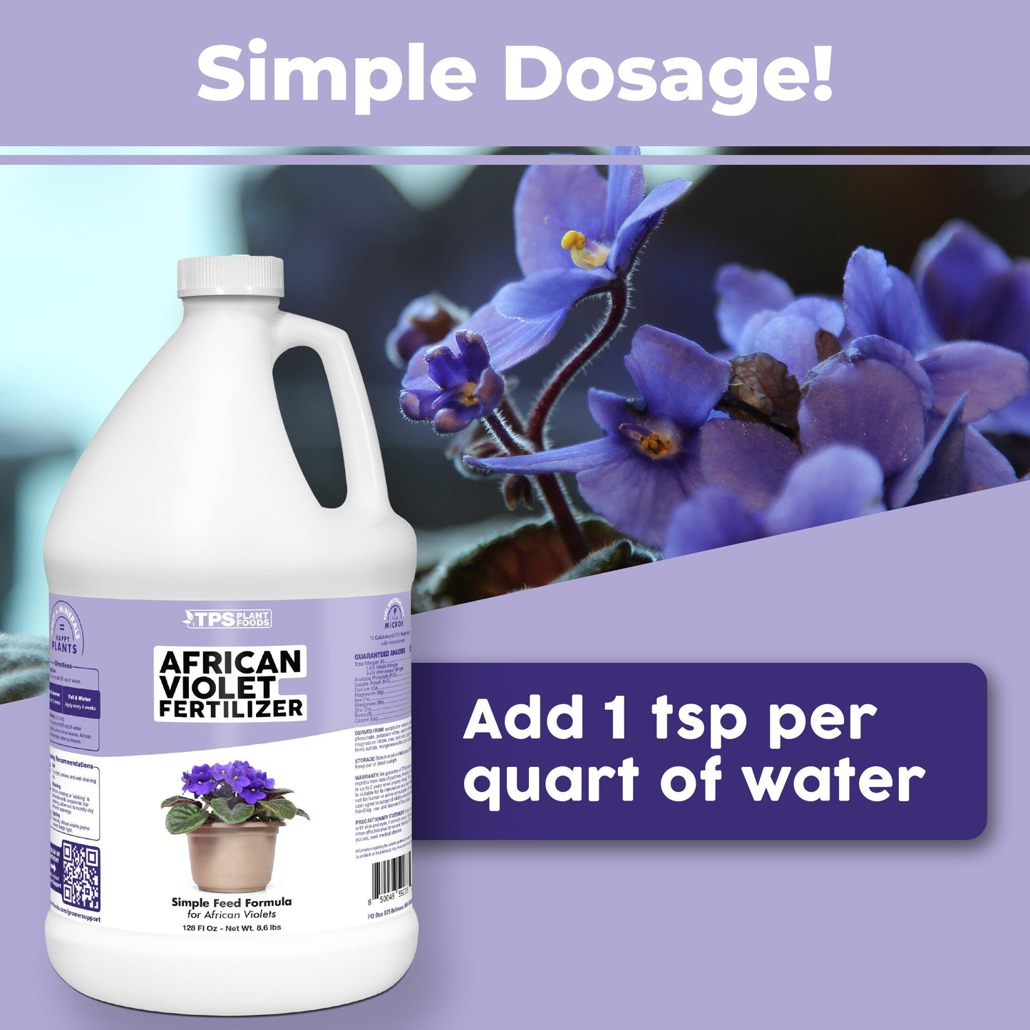 Key benefits and healthy growth features of African Violet Fertilizer