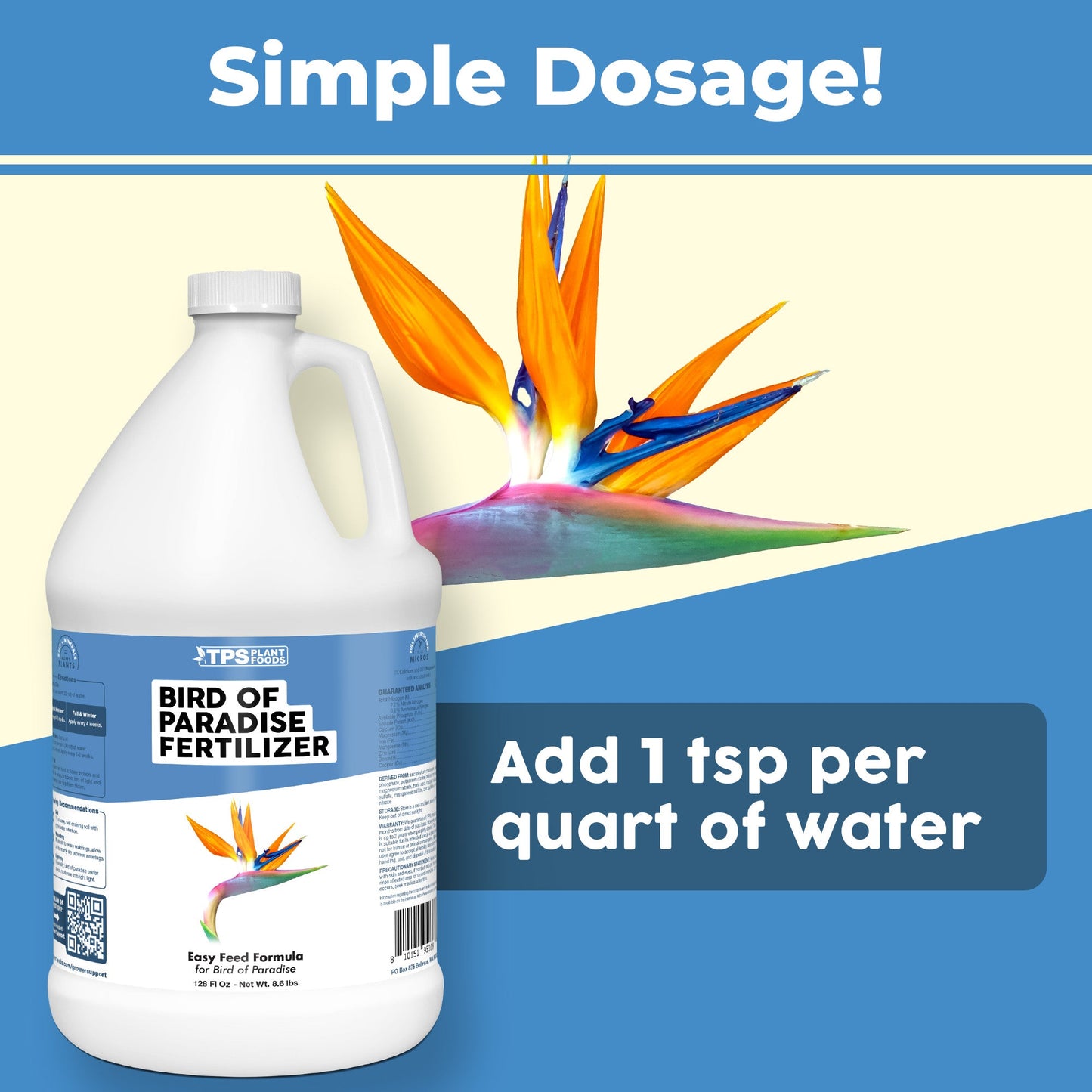 Key benefits and healthy growth features of Bird of Paradise Fertilizer