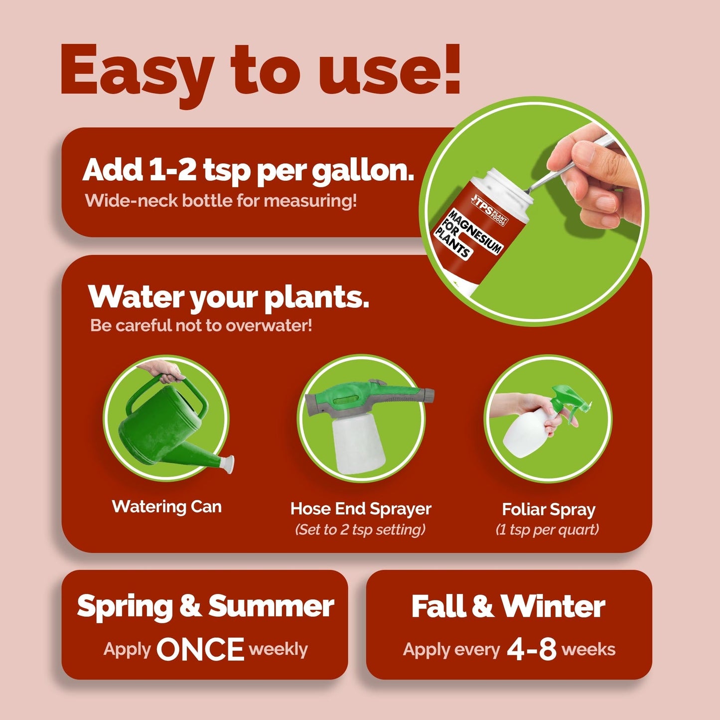 Magnesium for Plants formula, features, and plant care details