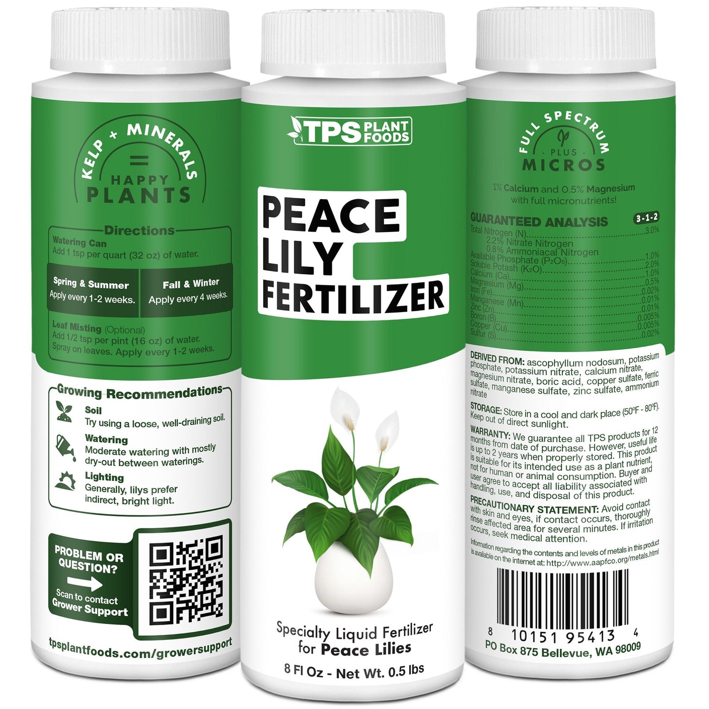 Peace Lily Fertilizer formula, features, and plant care details