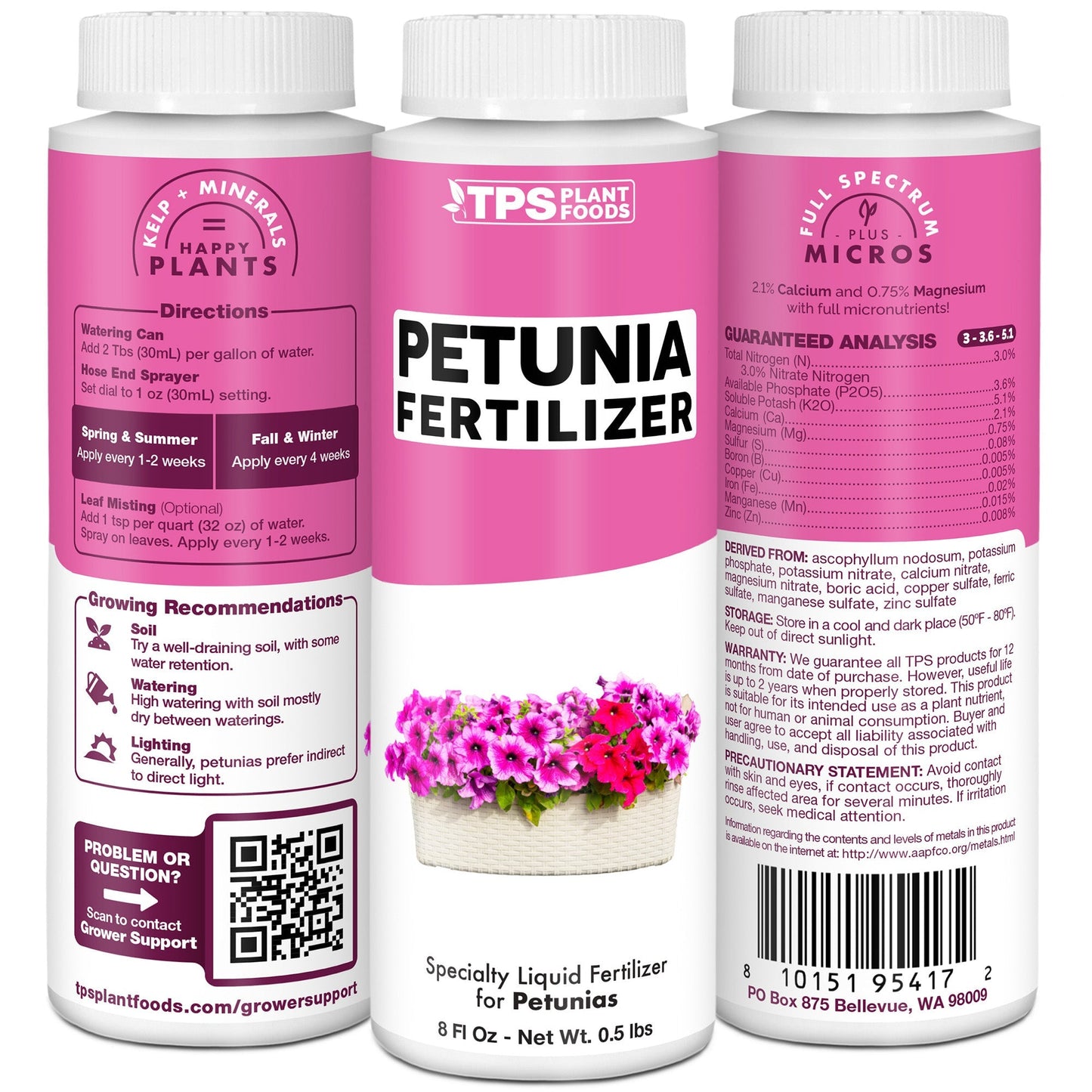 Petunia Fertilizer formula, features, and plant care details