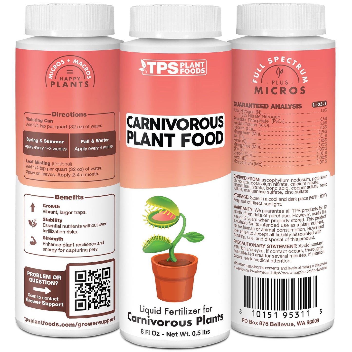 Carnivorous Plant Food formula, features, and plant care details