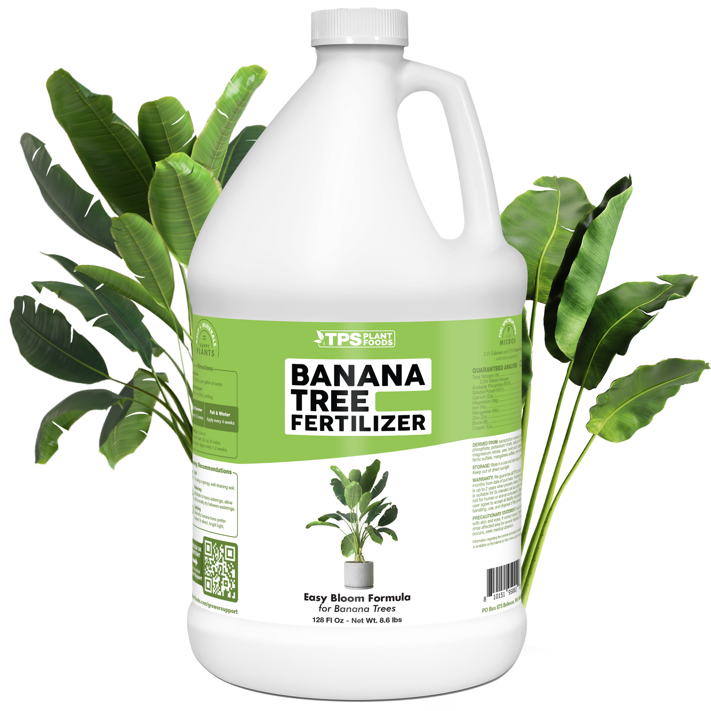 TPS Plant Foods Banana Tree Fertilizer 1 gallon product package