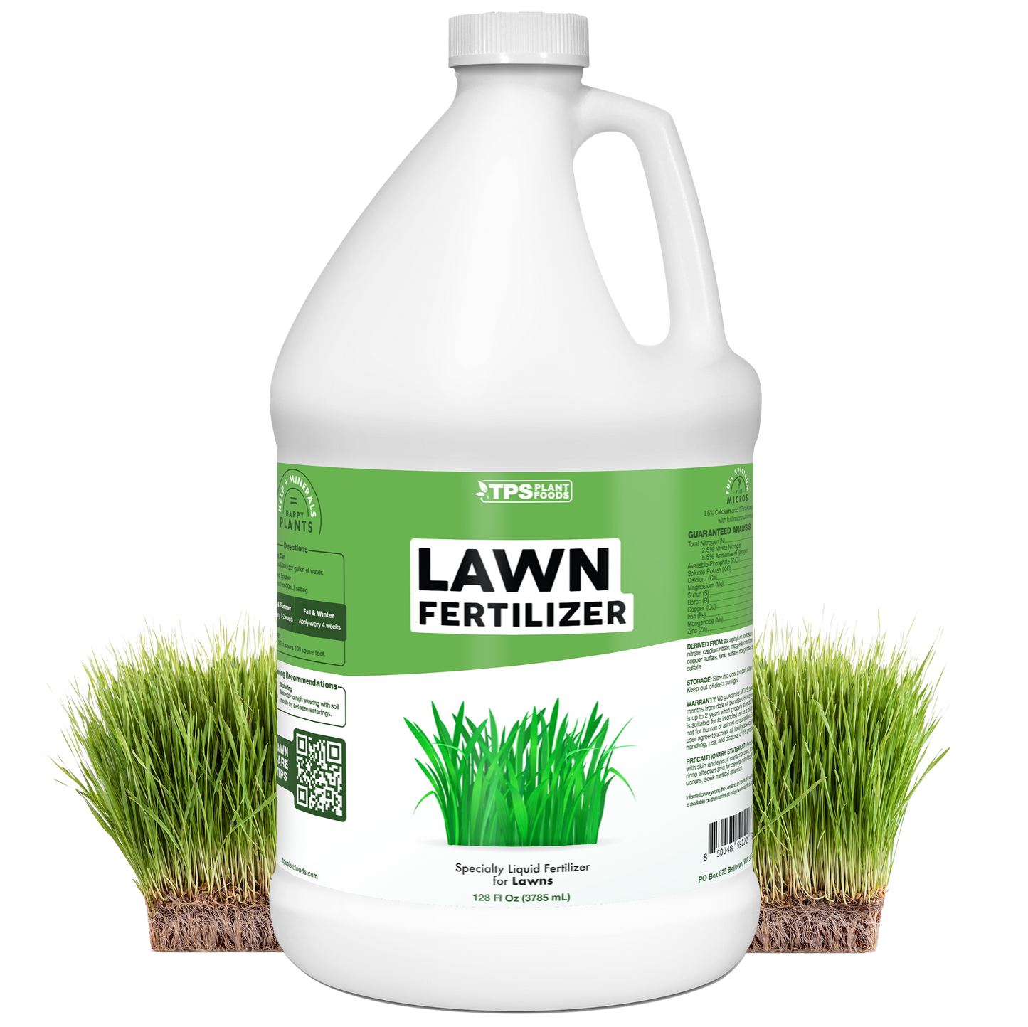 TPS Plant Foods Lawn Fertilizer 1 gallon product package