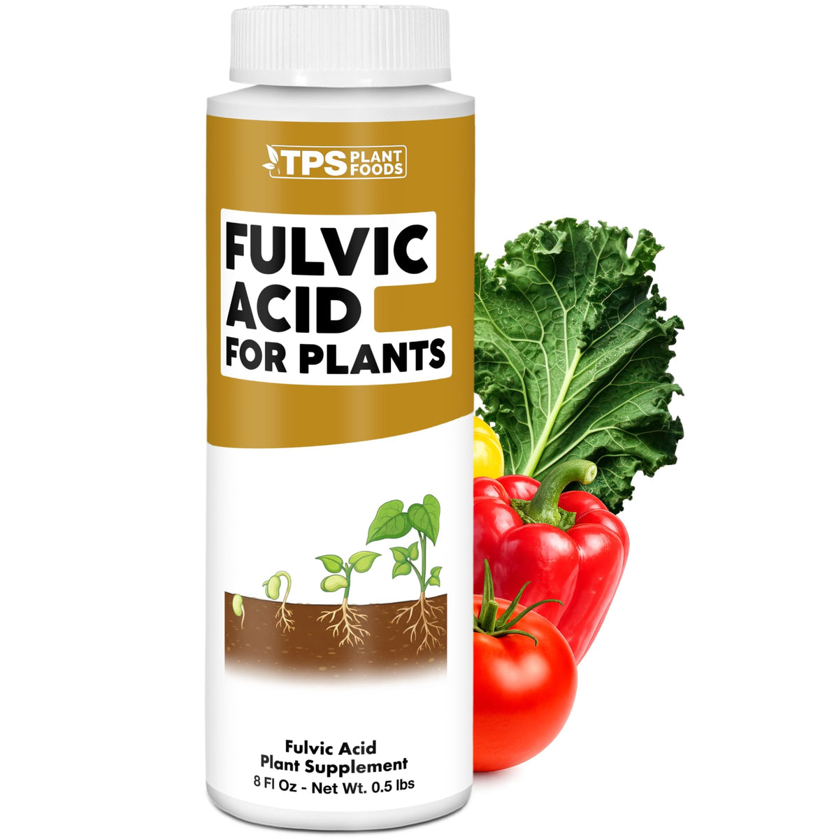 Fulvic Acid for Plants - 8 Ounce