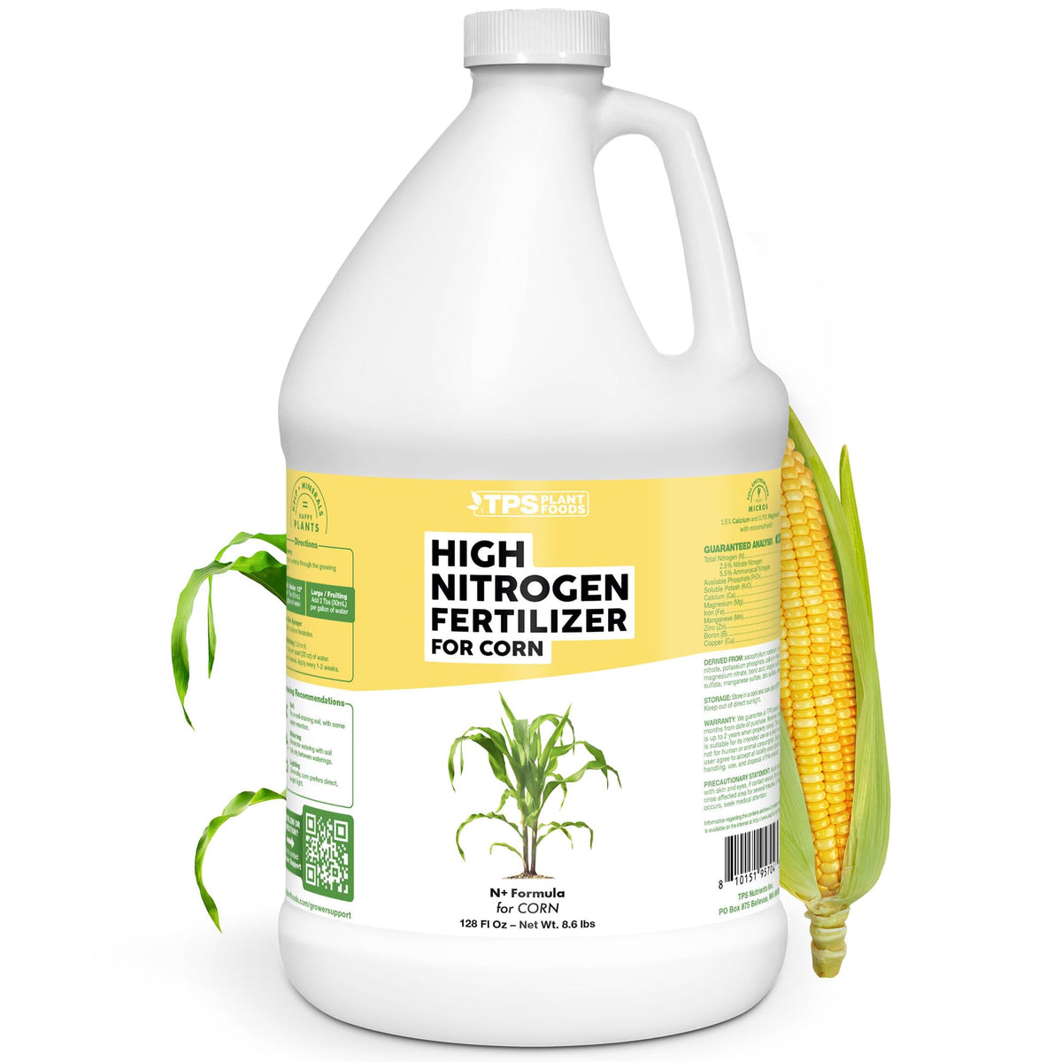 High Nitrogen Fertilizer for Corn - 128 Ounce
