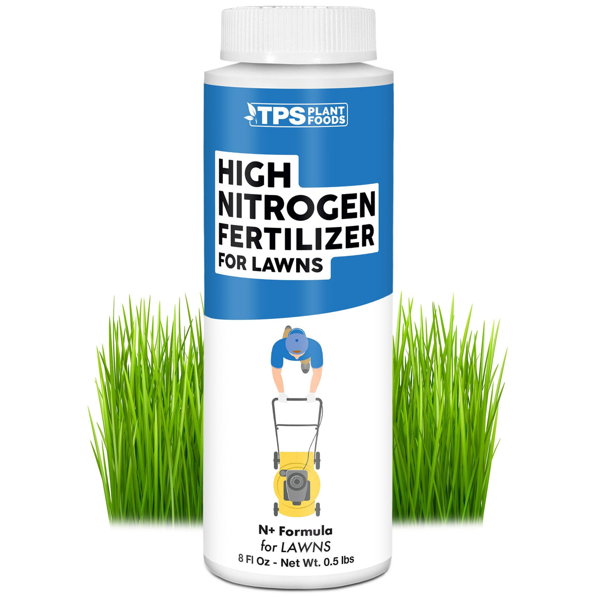 High Nitrogen Fertilizer for Lawns - 8 Ounce