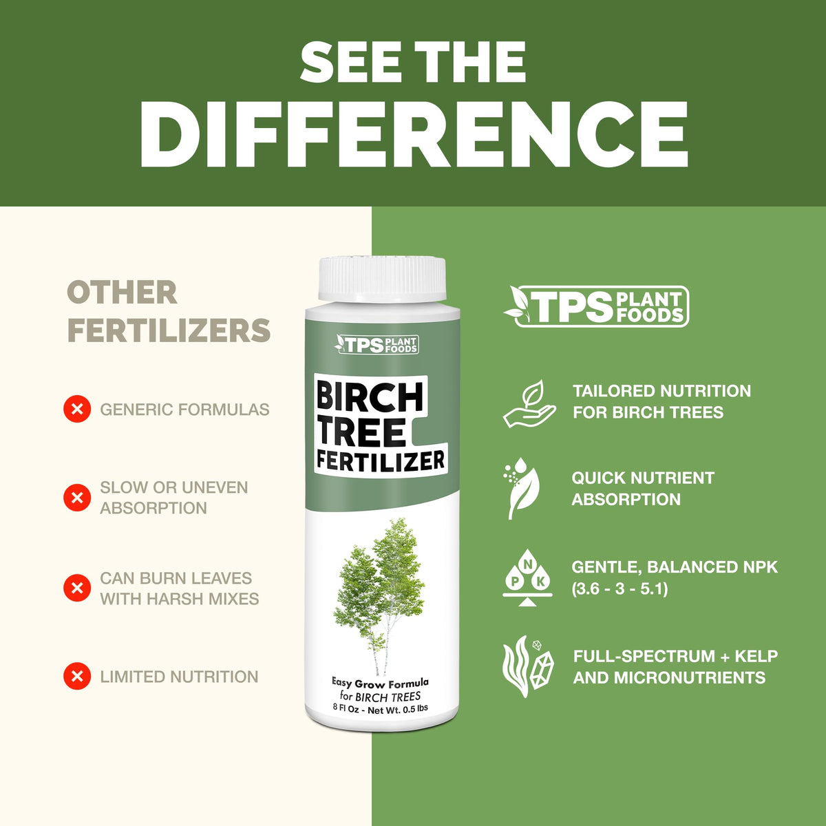 Birch Tree Fertilizer - 8 Ounce