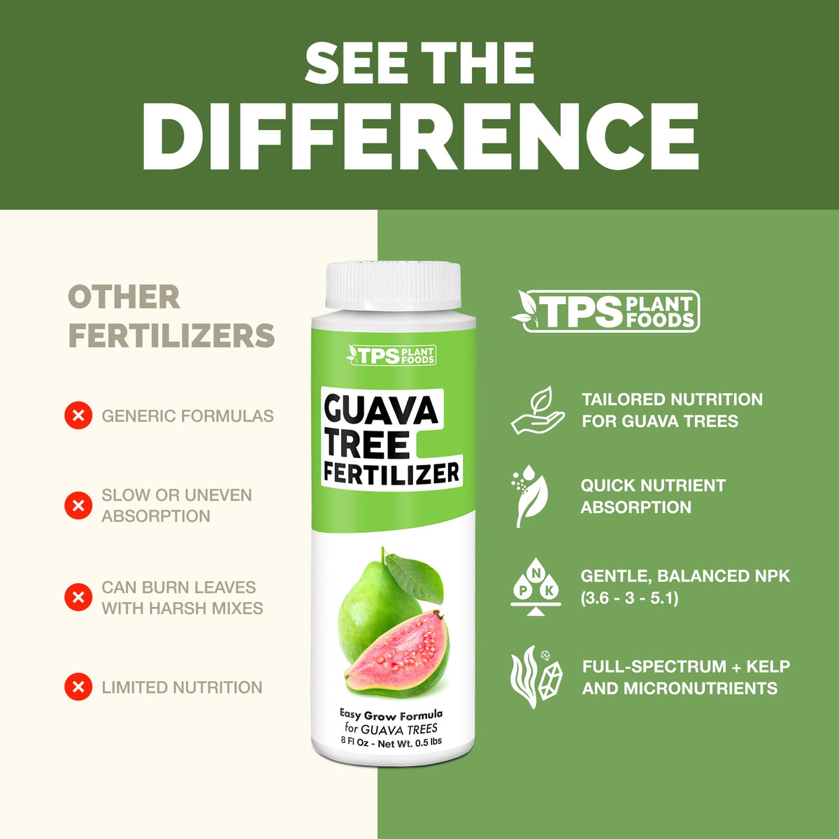 Guava Tree Fertilizer - 8 Ounce