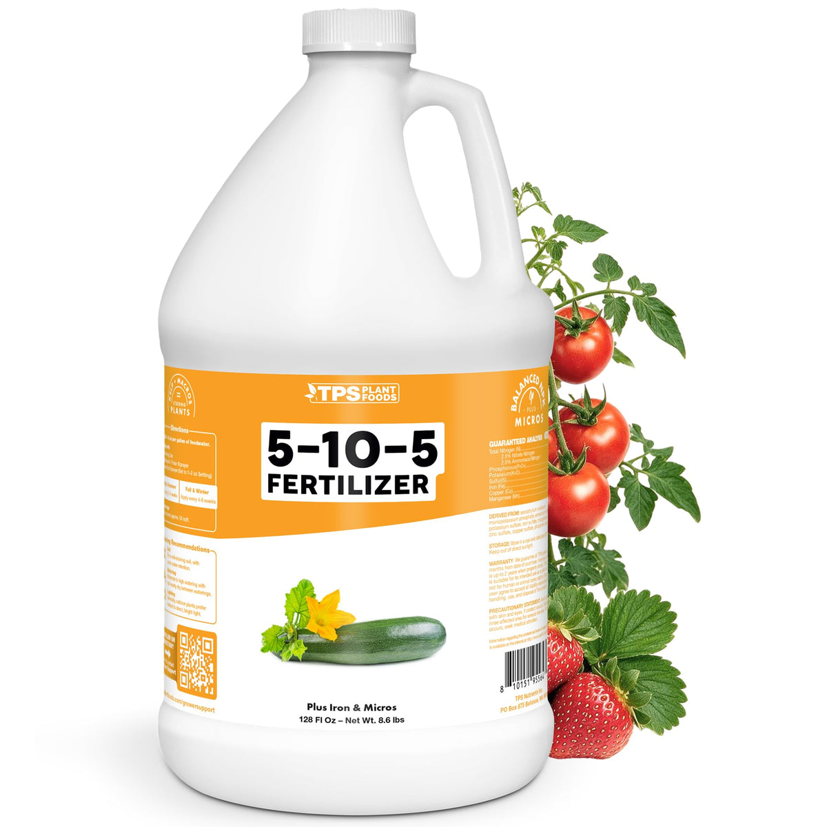 5-10-5 Fertilizer for Plants - 128 Ounce