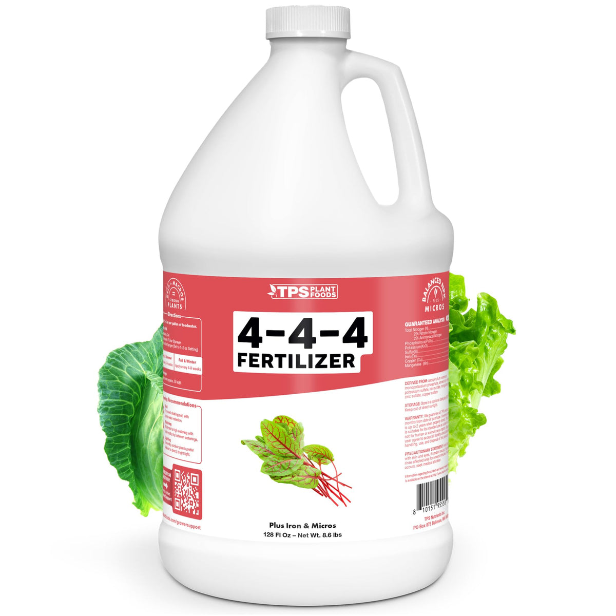 4-4-4 Fertilizer for Plants - 128 Ounce