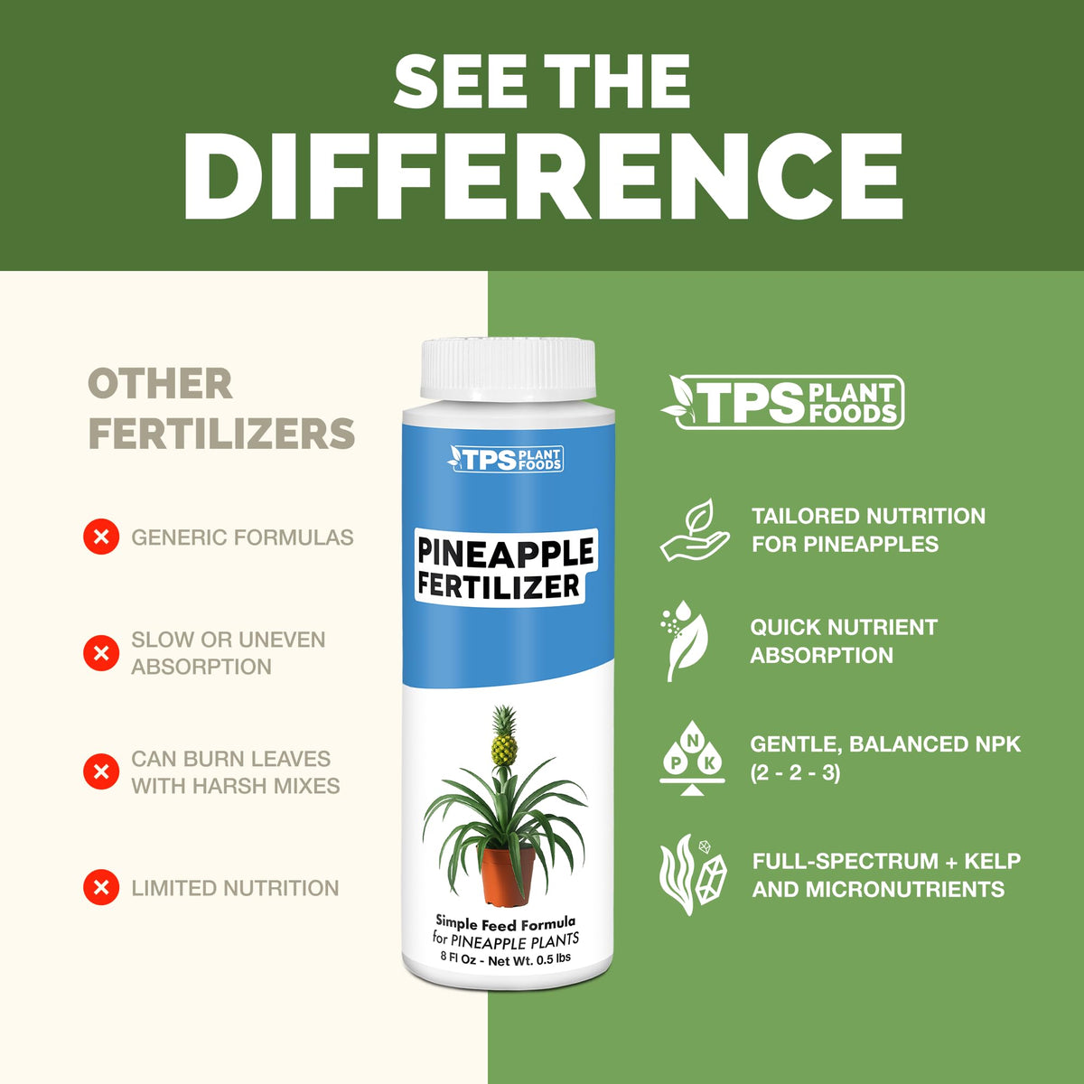 Pineapple Fertilizer - 8 Ounce