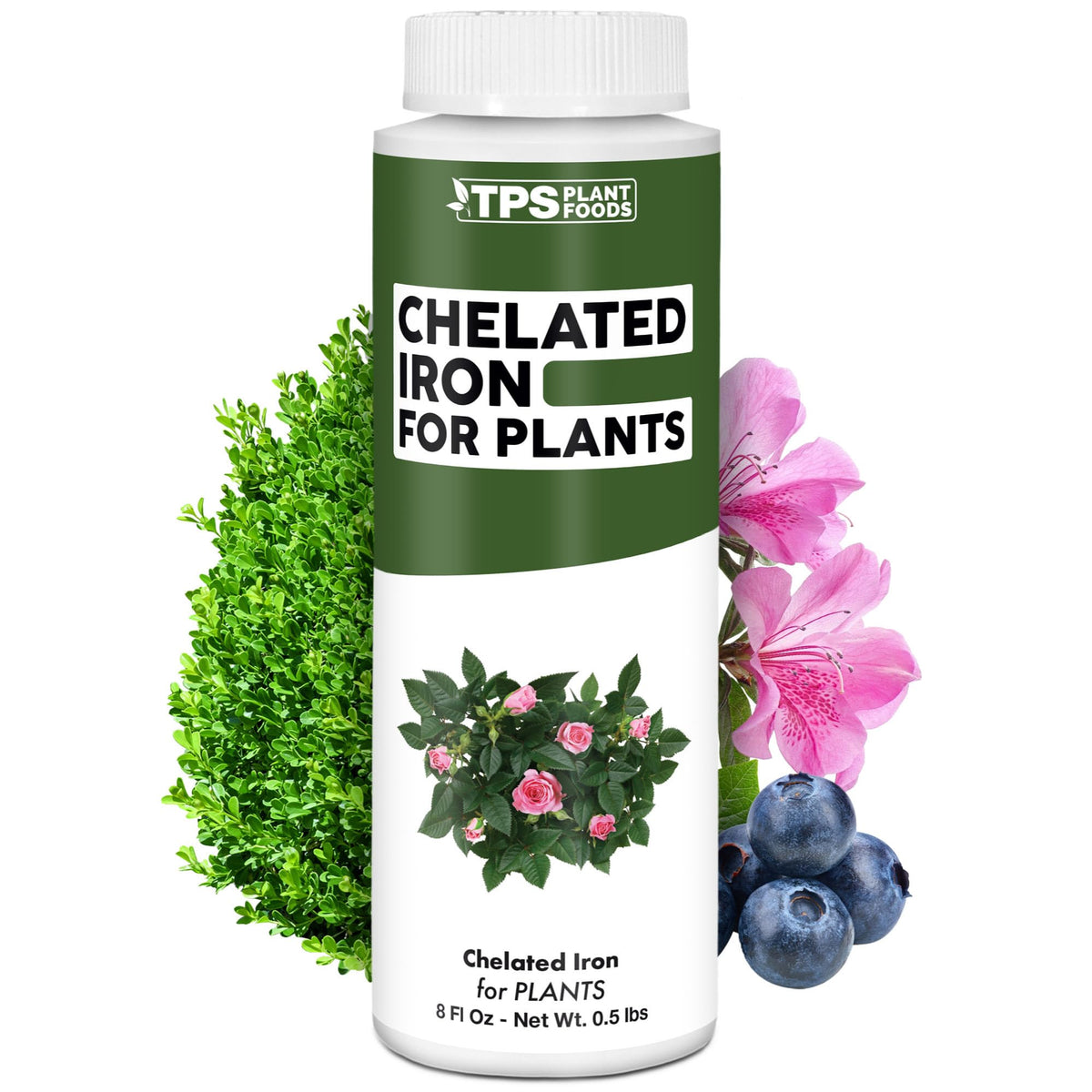 Chelated Iron for Plants - 8 Ounce