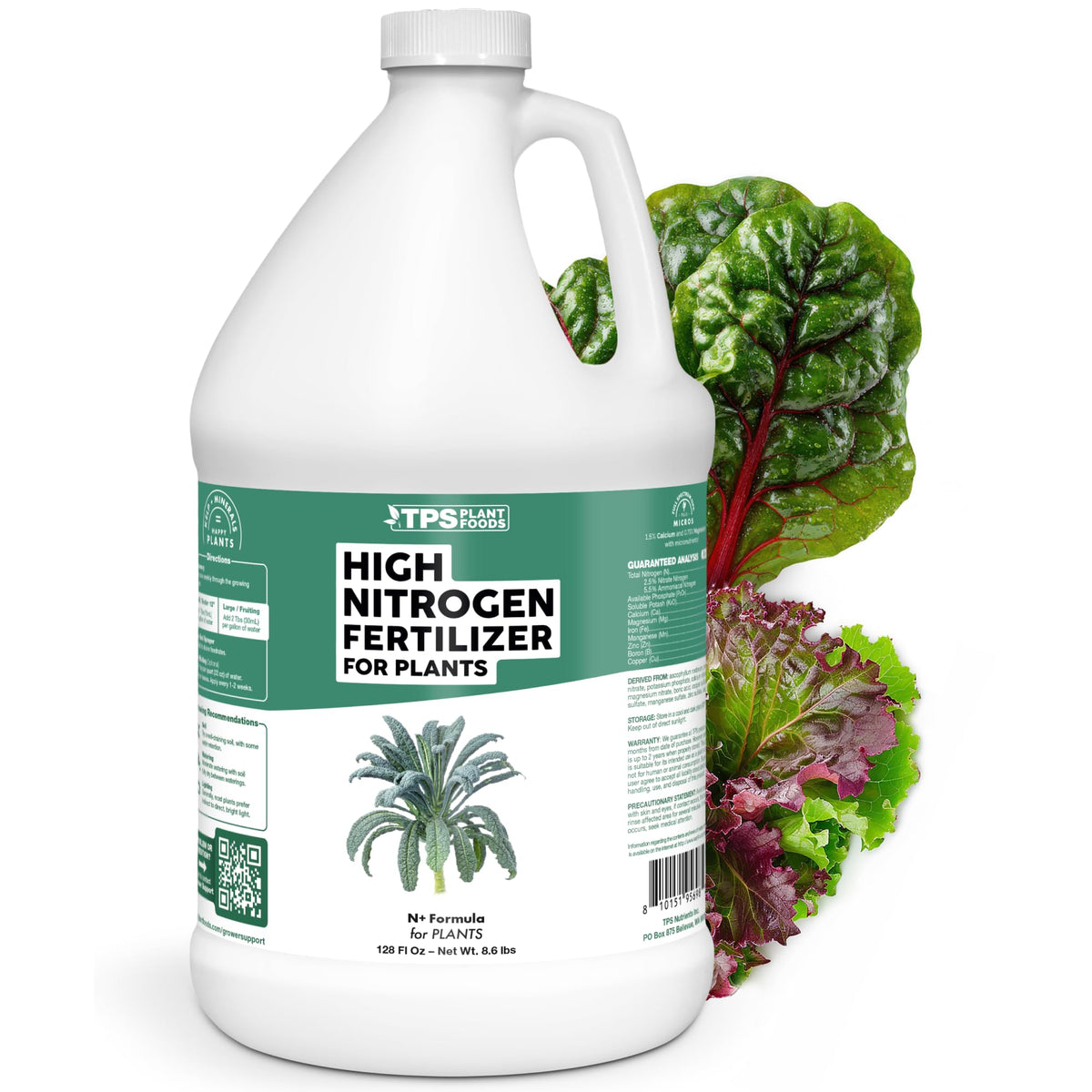 High Nitrogen Fertilizer for Plants - 128 Ounce