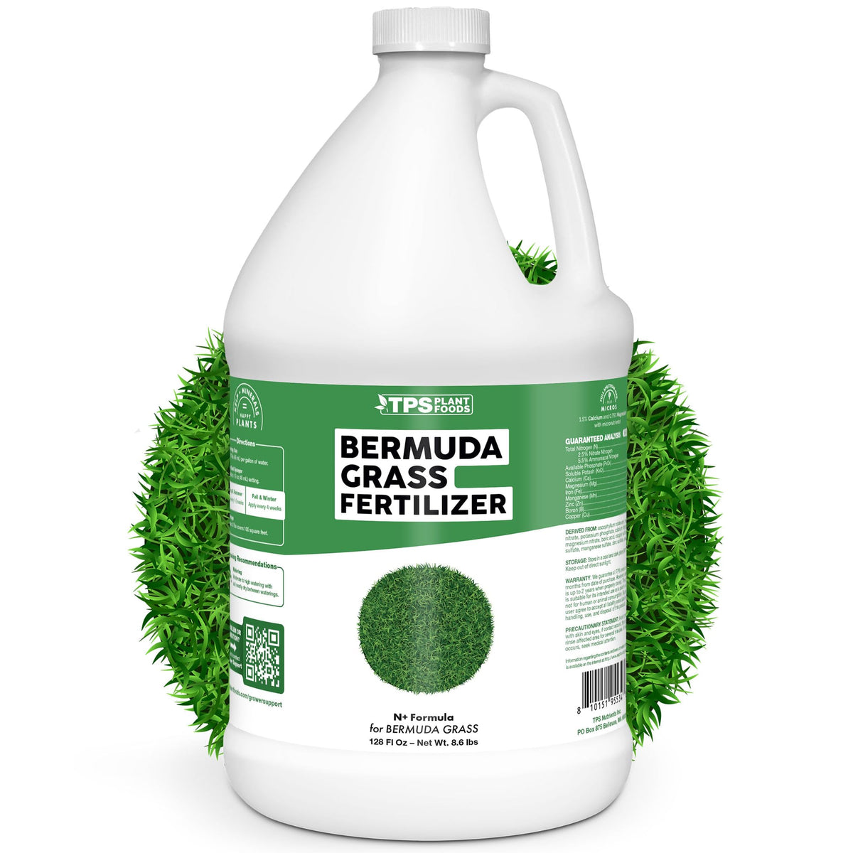 Bermuda Grass Fertilizer - 128 Ounce