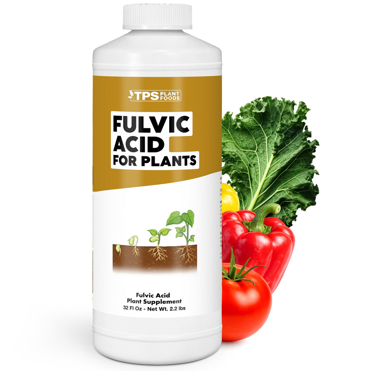 Fulvic Acid for Plants - 32 Ounce
