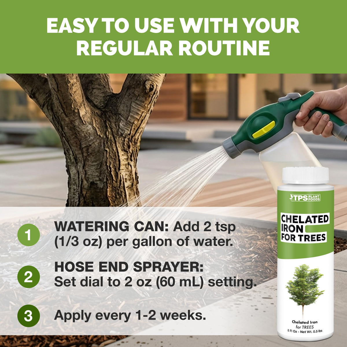 Chelated Iron for Trees - 8 Ounce