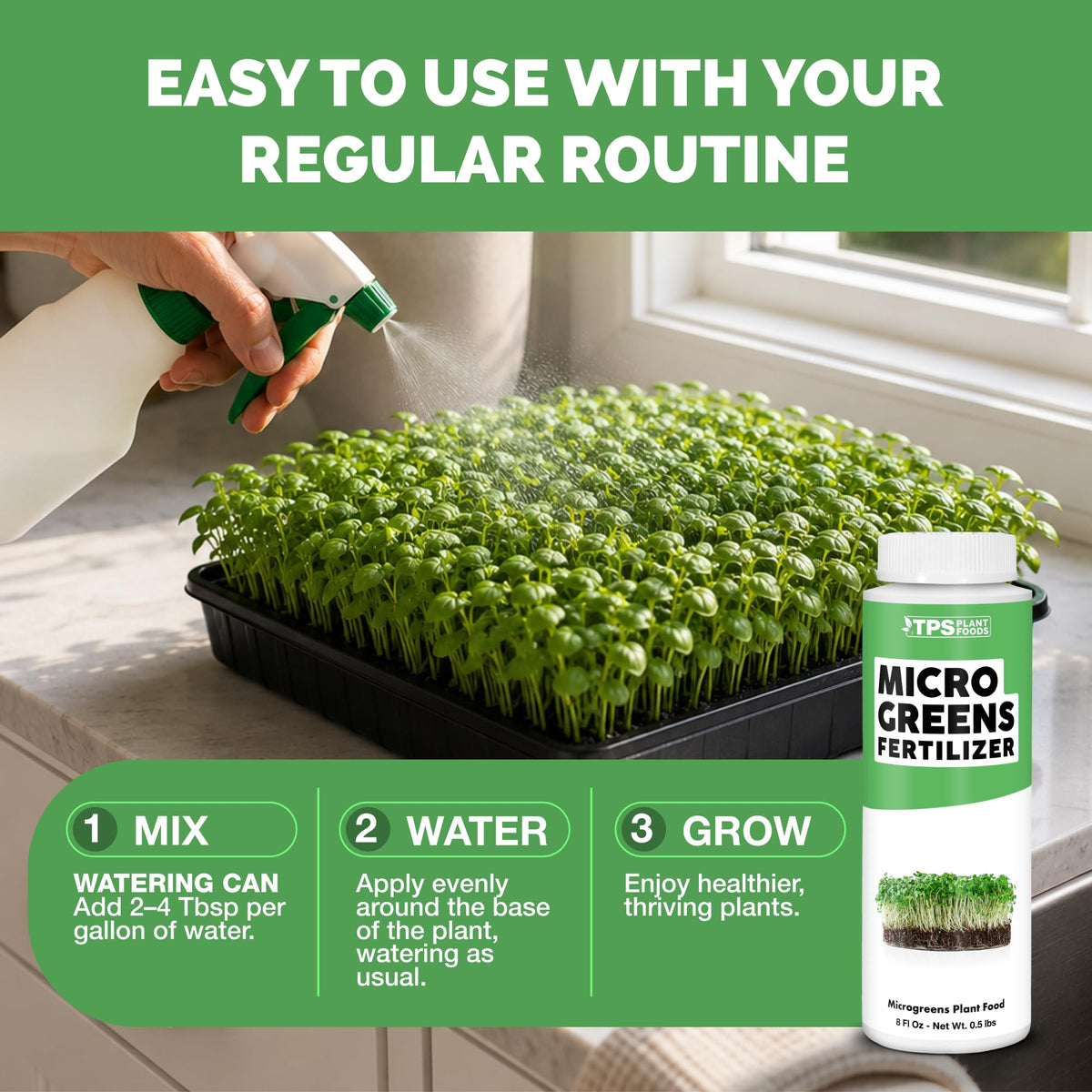 Microgreens Fertilizer - 8 Ounce