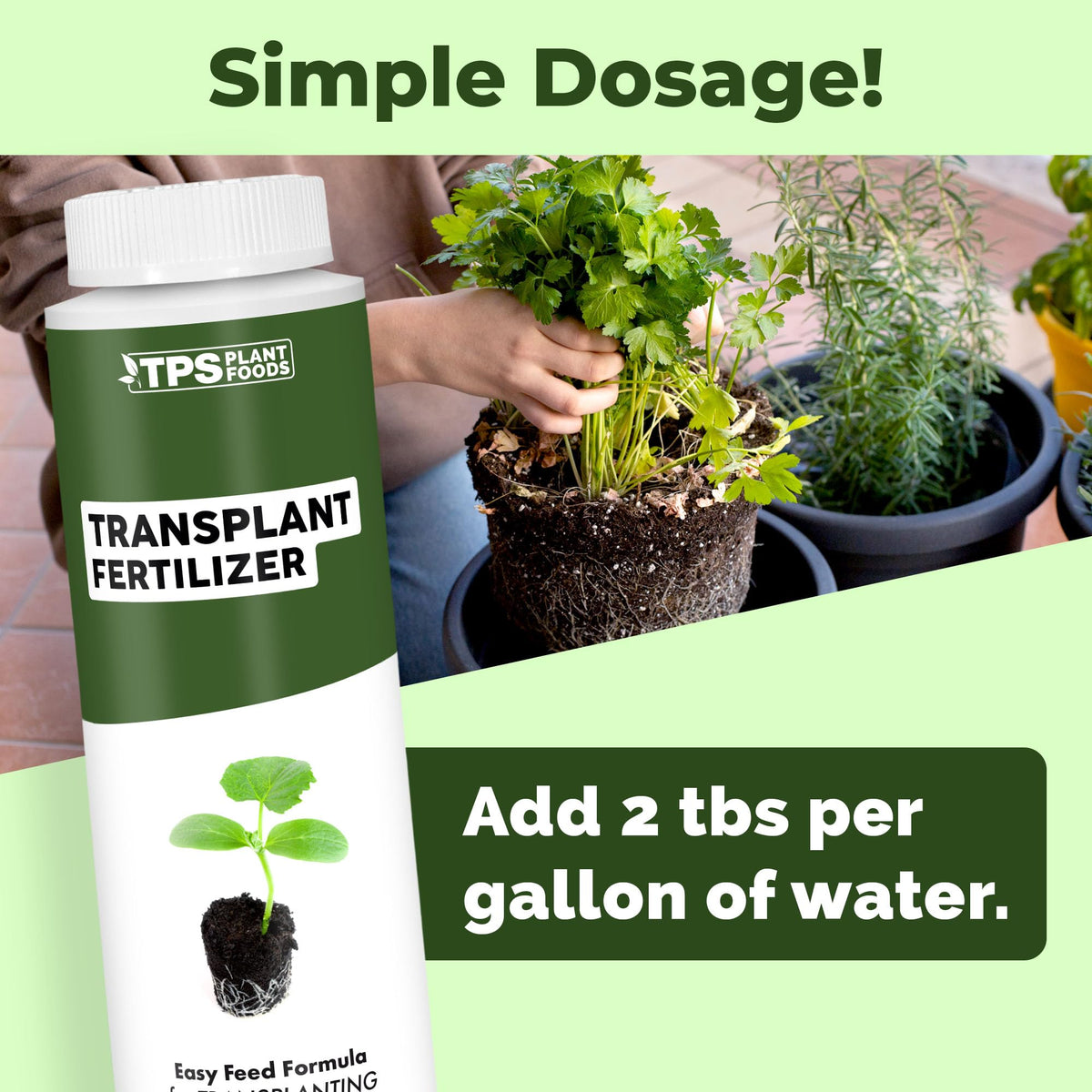 Transplant Fertilizer - 8 Ounce
