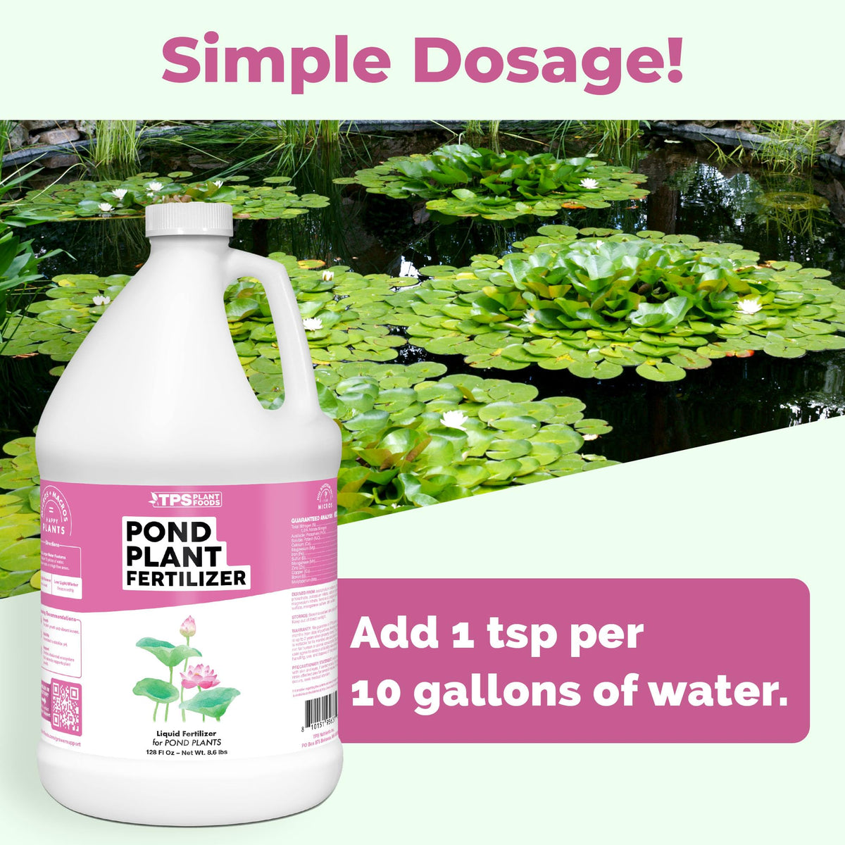 Pond Plant Fertilizer - 128 Ounce