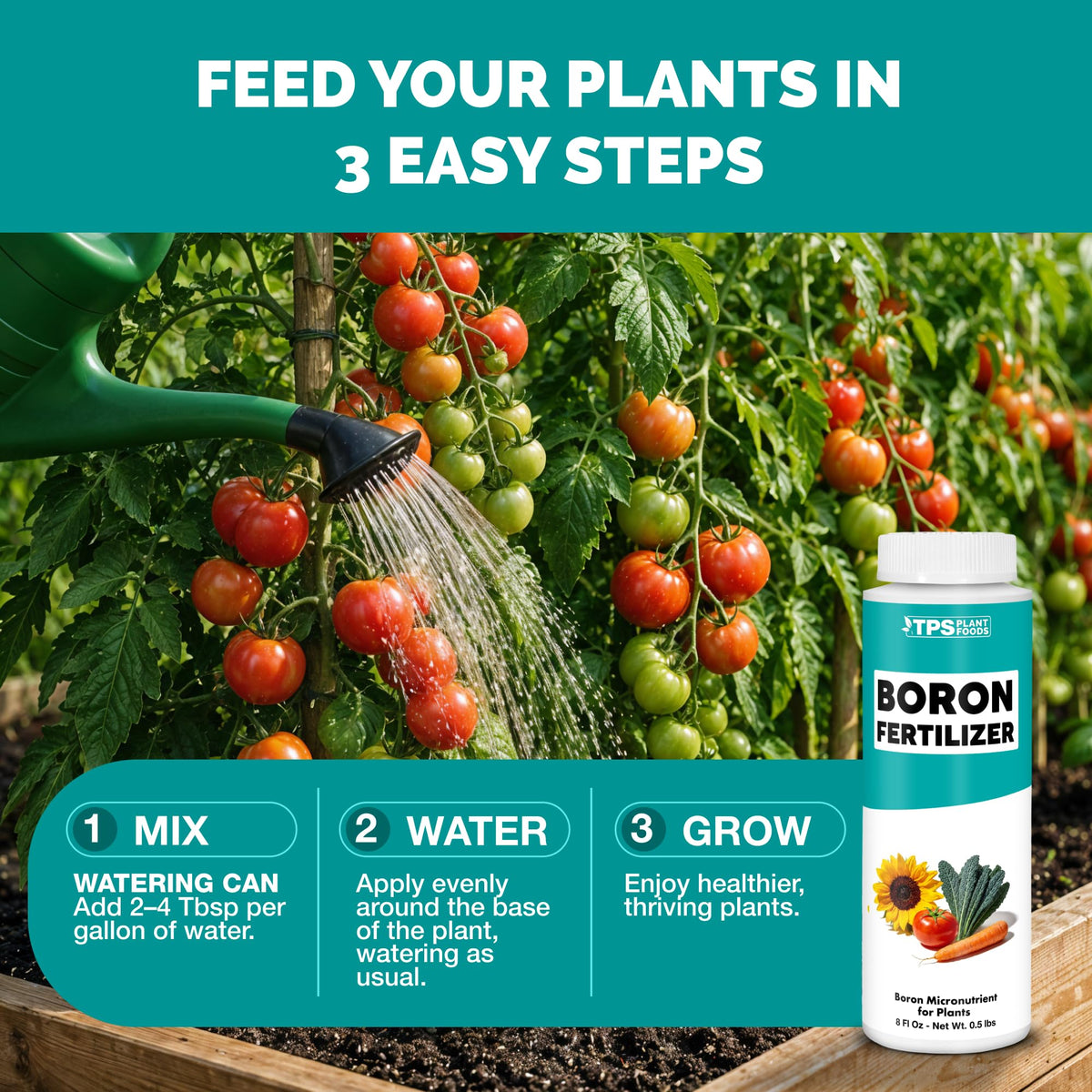 Boron Fertilizer - 8 Ounce