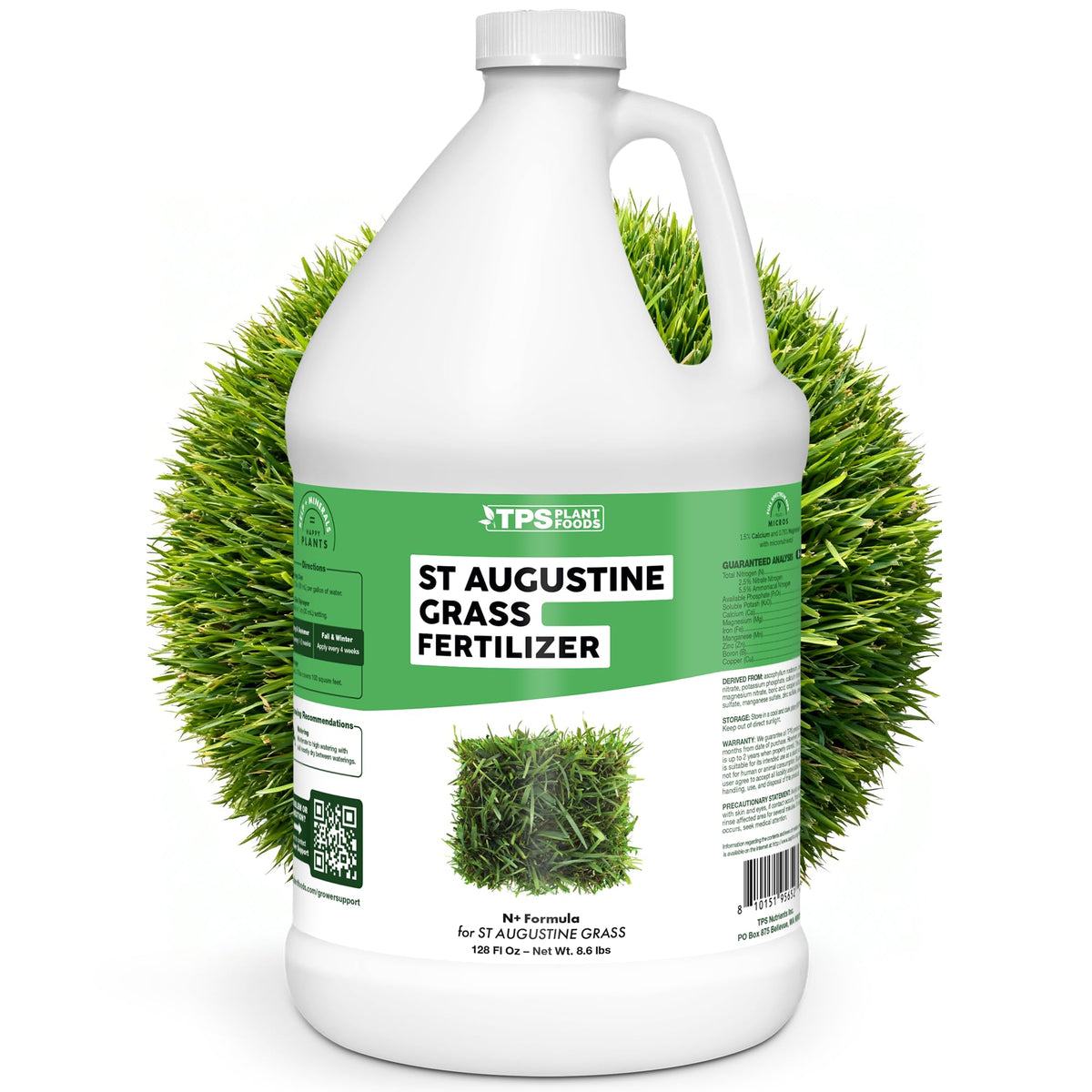 St Augustine Grass Fertilizer - 128 Ounce