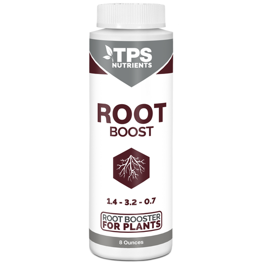 TPS Plant Foods Root Boost Liquid Microbes product package