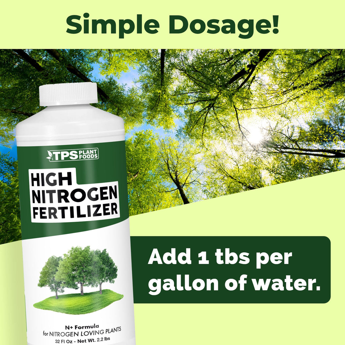 High Nitrogen Fertilizer - 8 Ounce