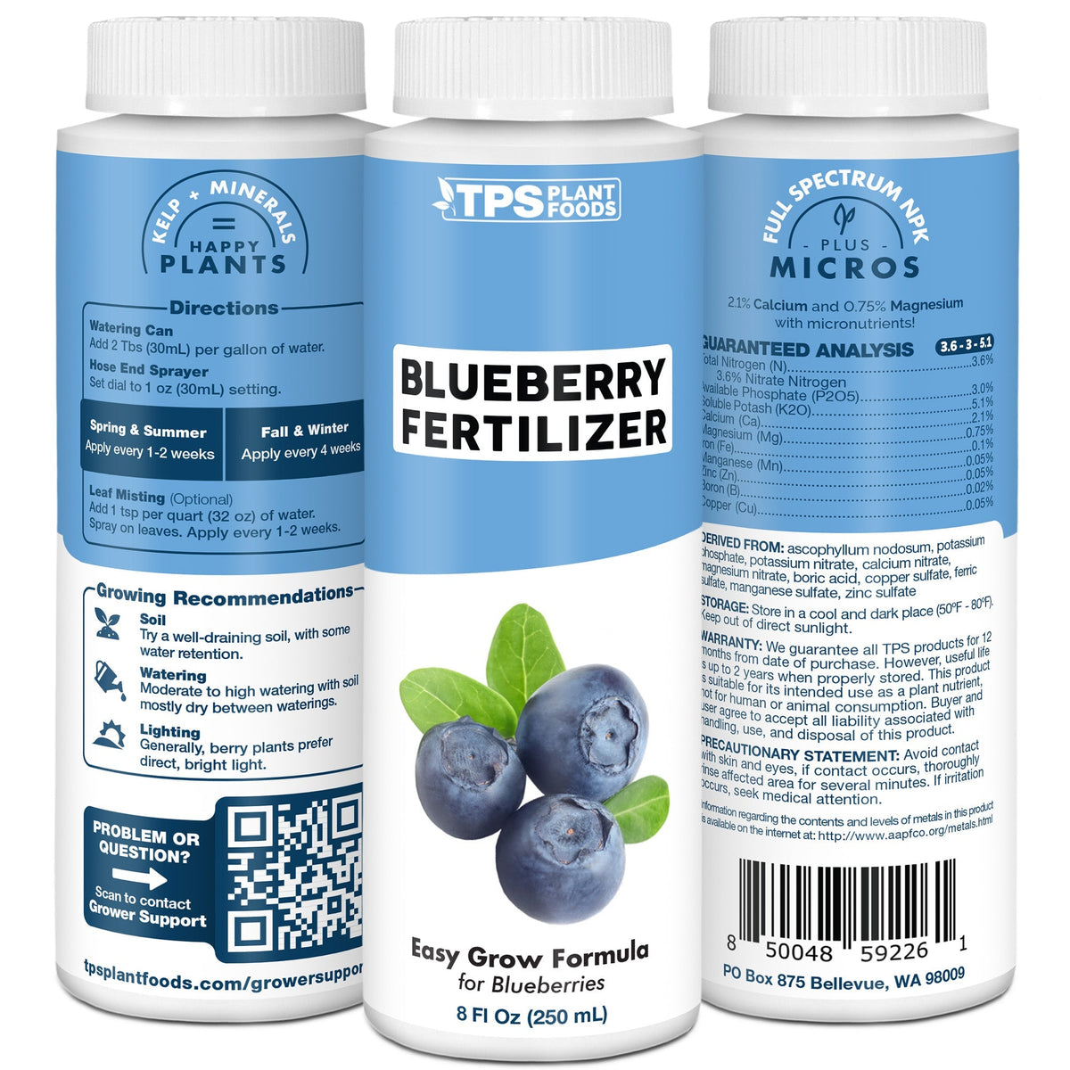Blueberry Fertilizer formula, features, and plant care details