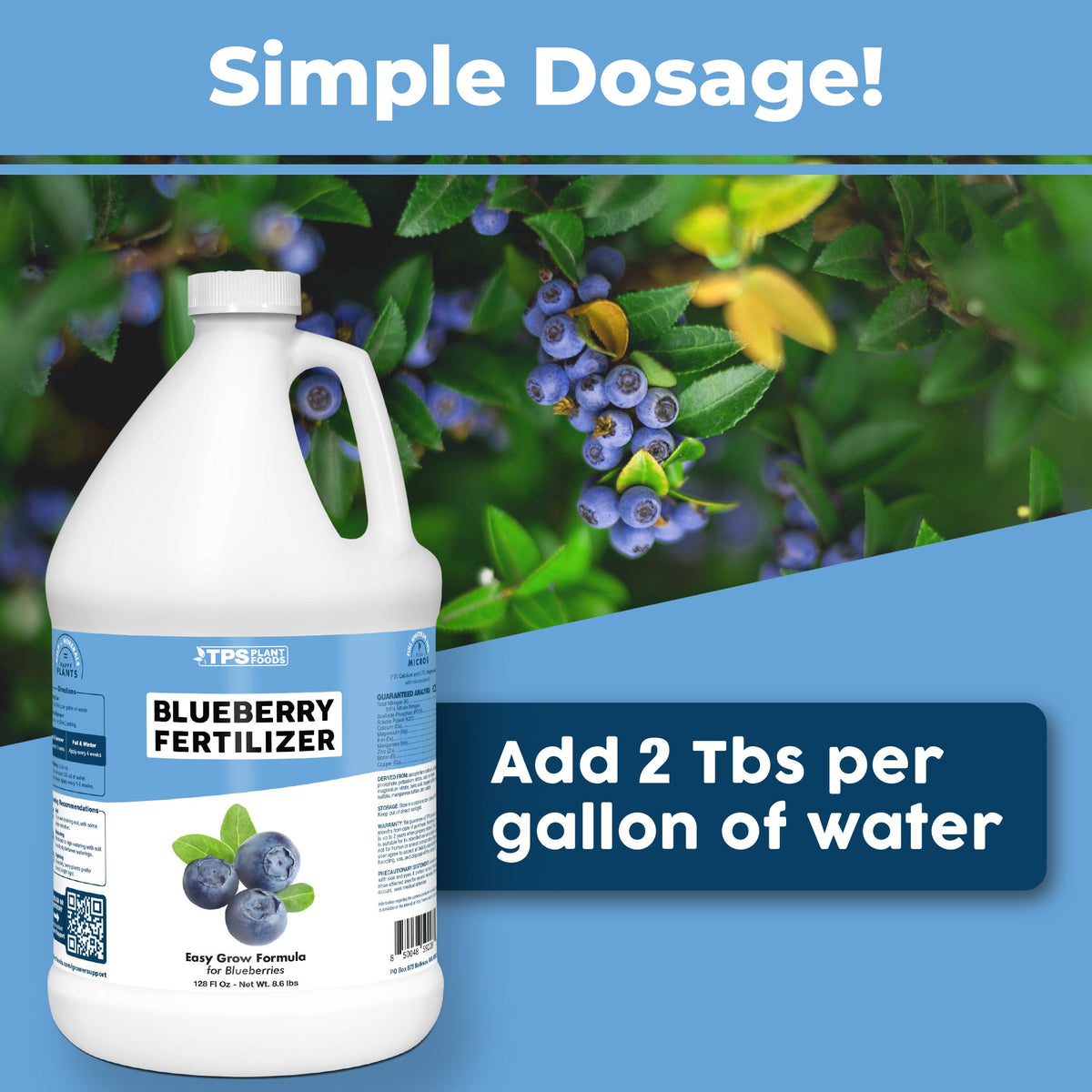 Blueberry Fertilizer - 128 Ounce
