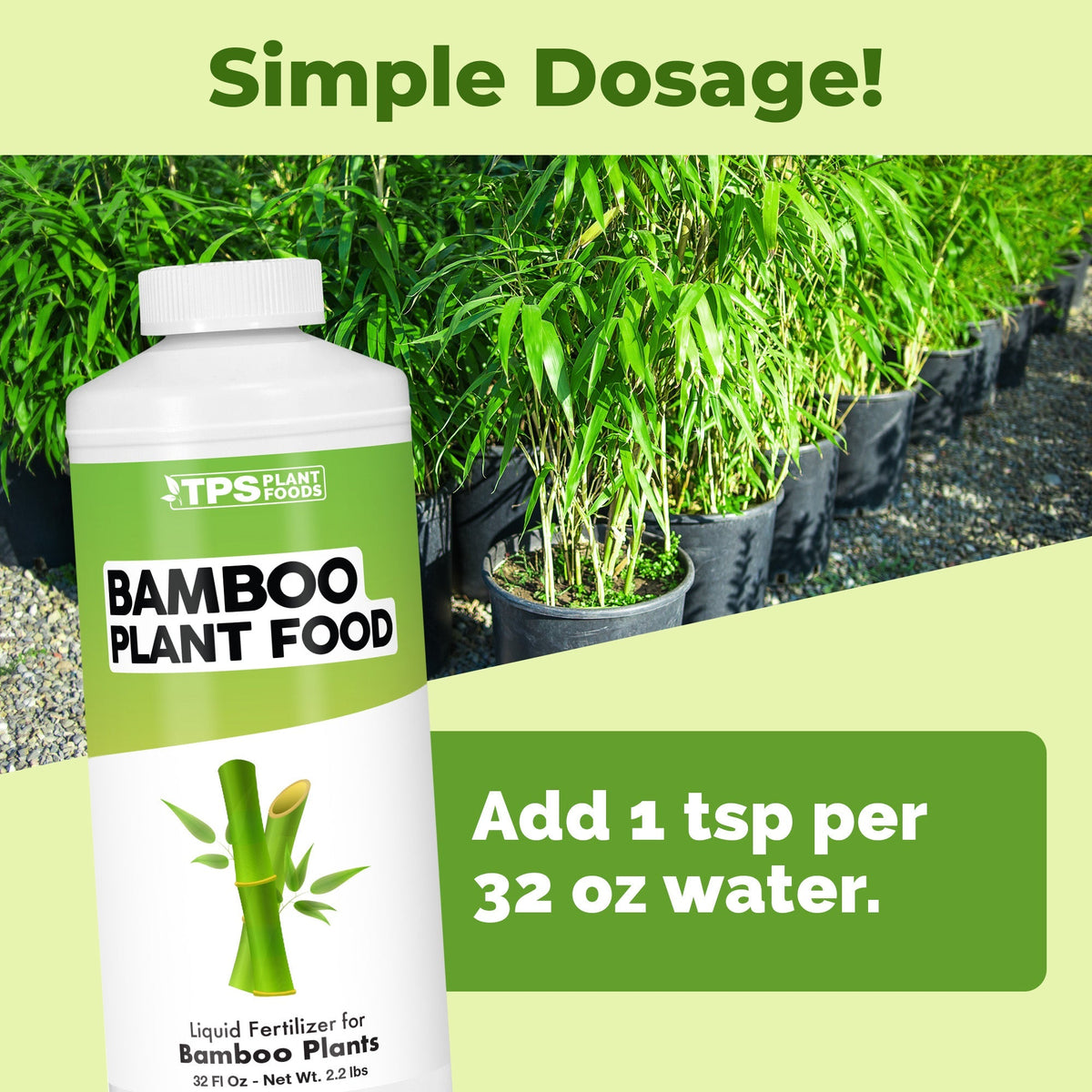 TPS Plant Foods Bamboo Fertilizer 1-0.5-3 bottle