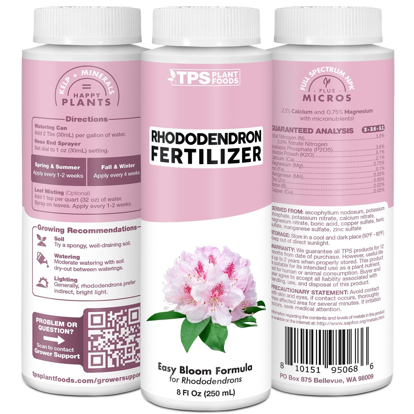 Rhododendron Fertilizer formula, features, and plant care details