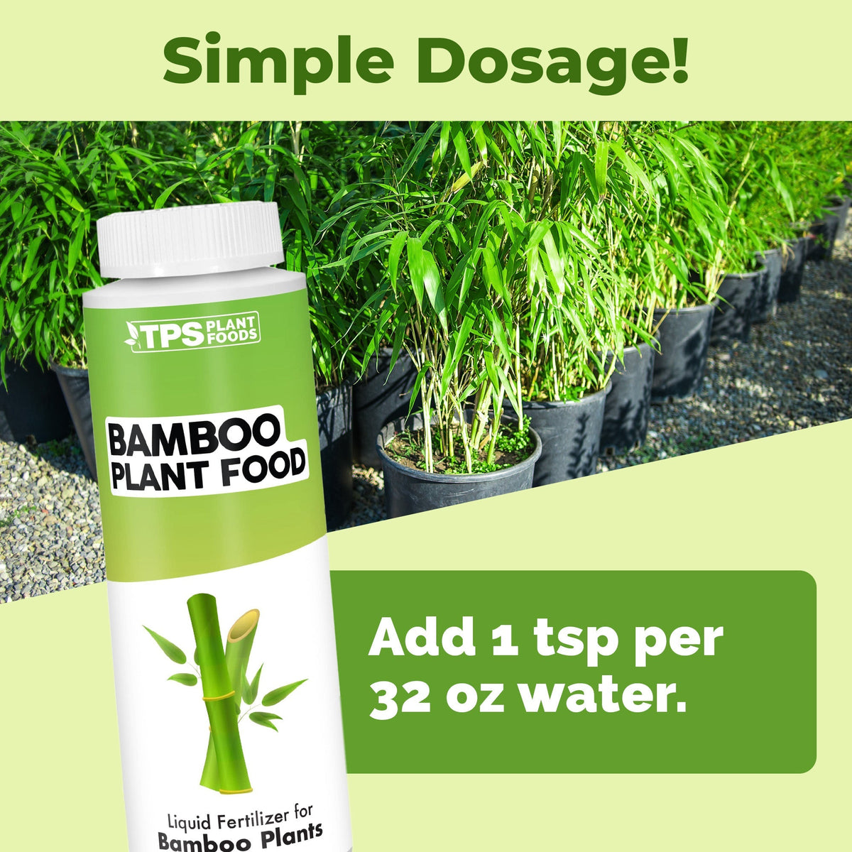 TPS Plant Foods Bamboo Fertilizer 1-0.5-3 bottle