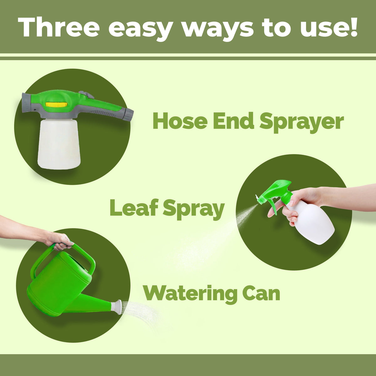 Evergreen Fertilizer product package shown with plants