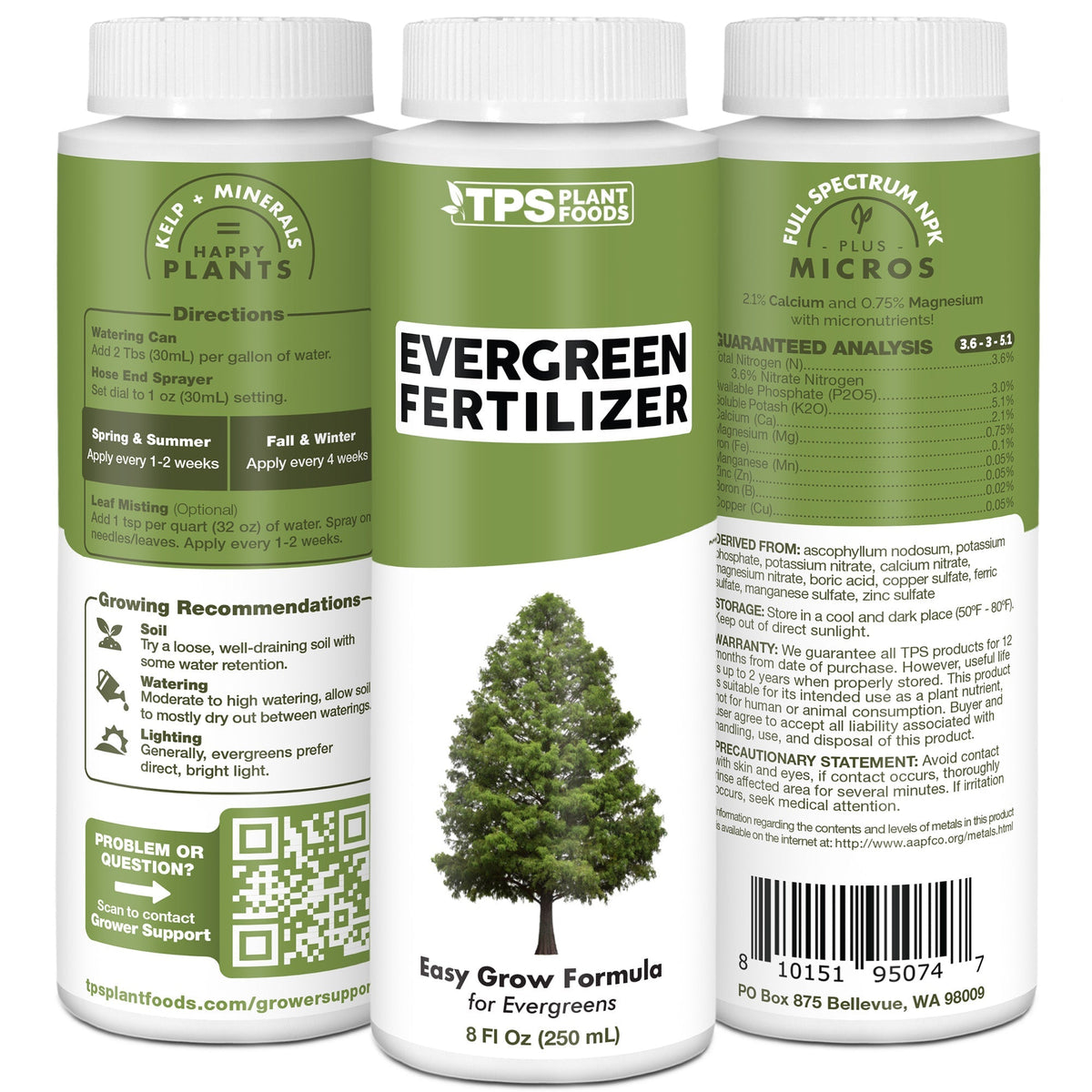 Evergreen Fertilizer formula, features, and plant care details