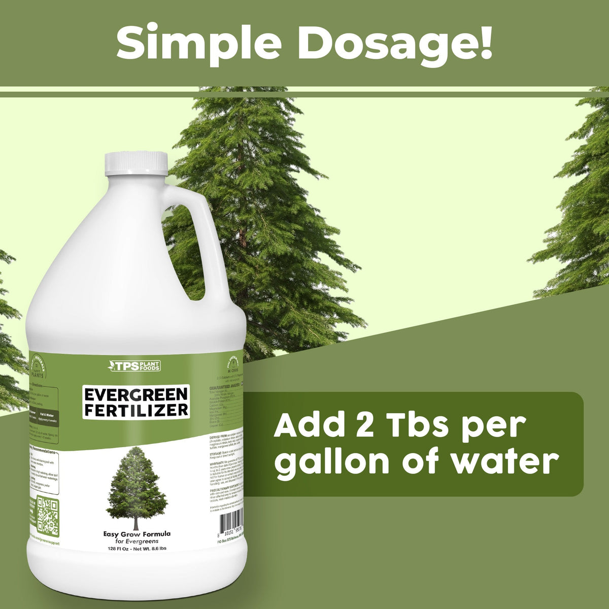 Evergreen Fertilizer - 128 Ounce