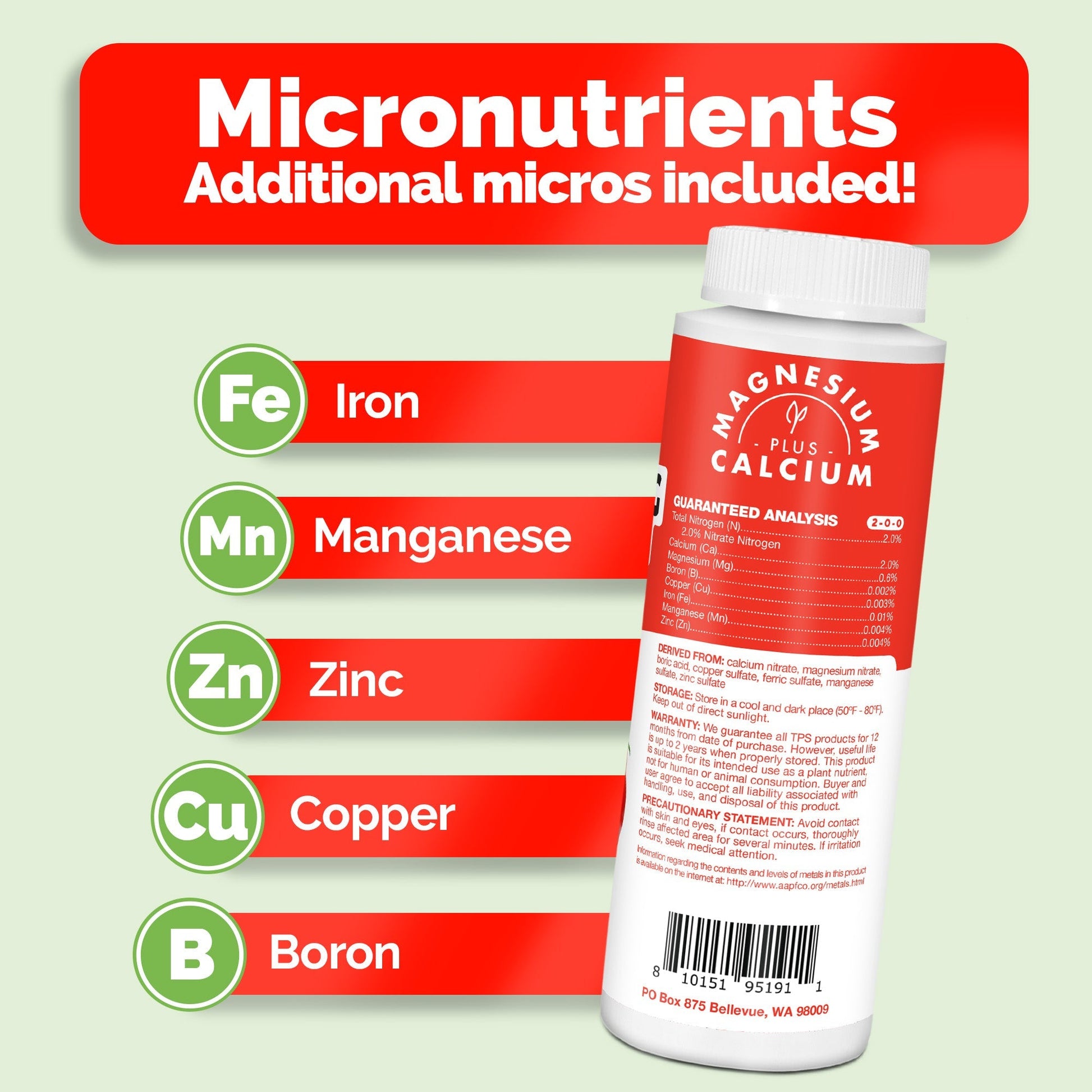Cal-Mag Fertilizer product details and recommended use