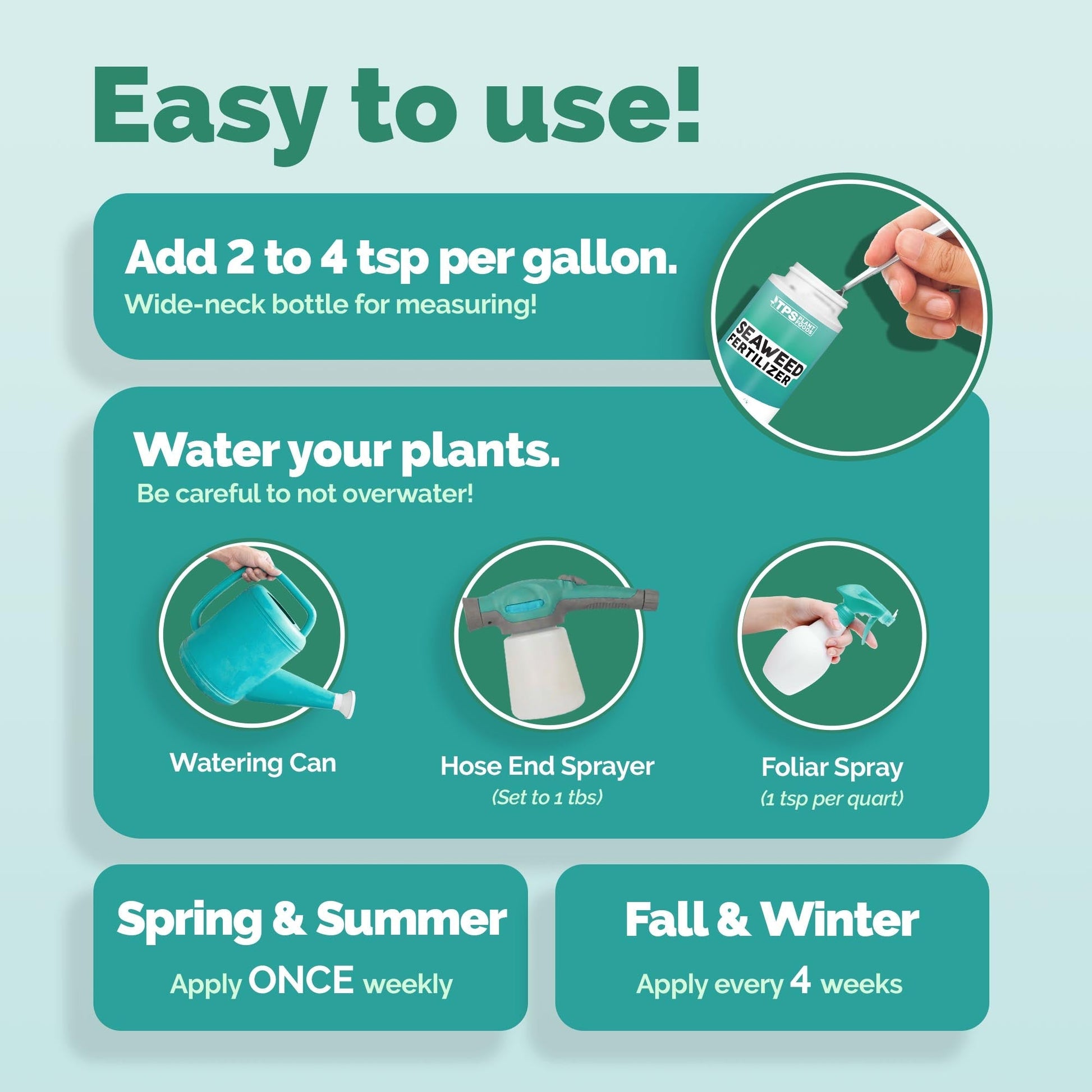 Seaweed Fertilizer formula, features, and plant care details