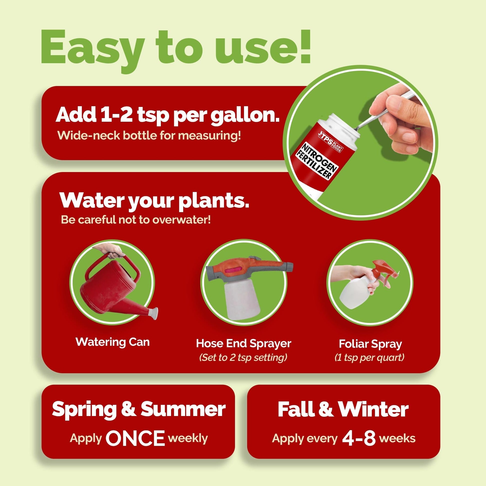 Nitrogen Fertilizer formula, features, and plant care details