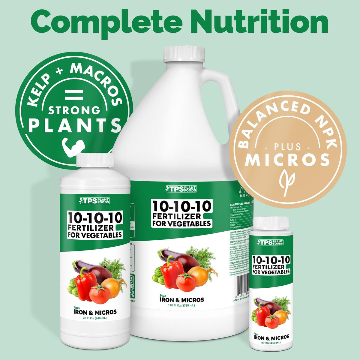 Key benefits and healthy growth features of 10-10-10 for Vegetables
