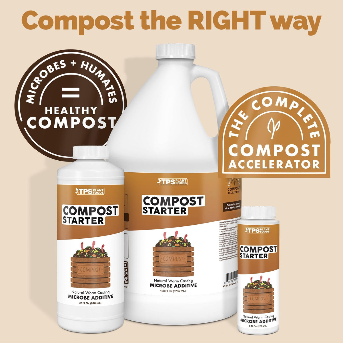 Key benefits and healthy growth features of Compost Starter and Accelerator