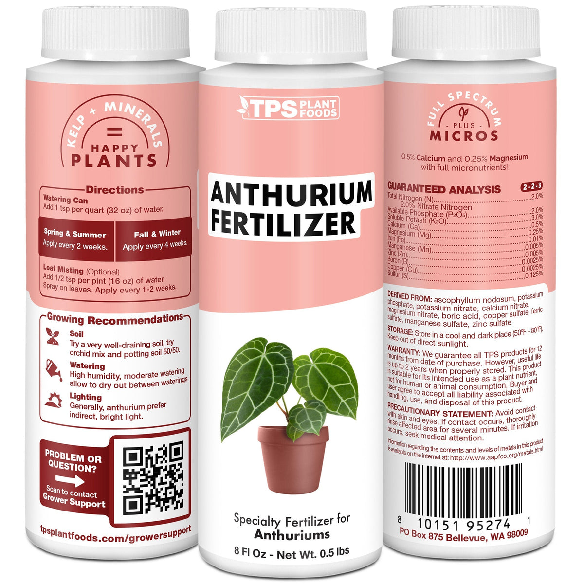 Anthurium Fertilizer formula, features, and plant care details