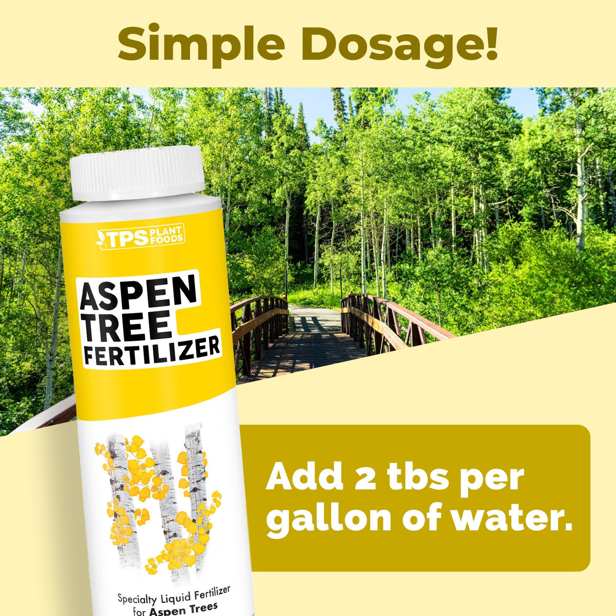 Aspen Tree Fertilizer - 128 Ounce