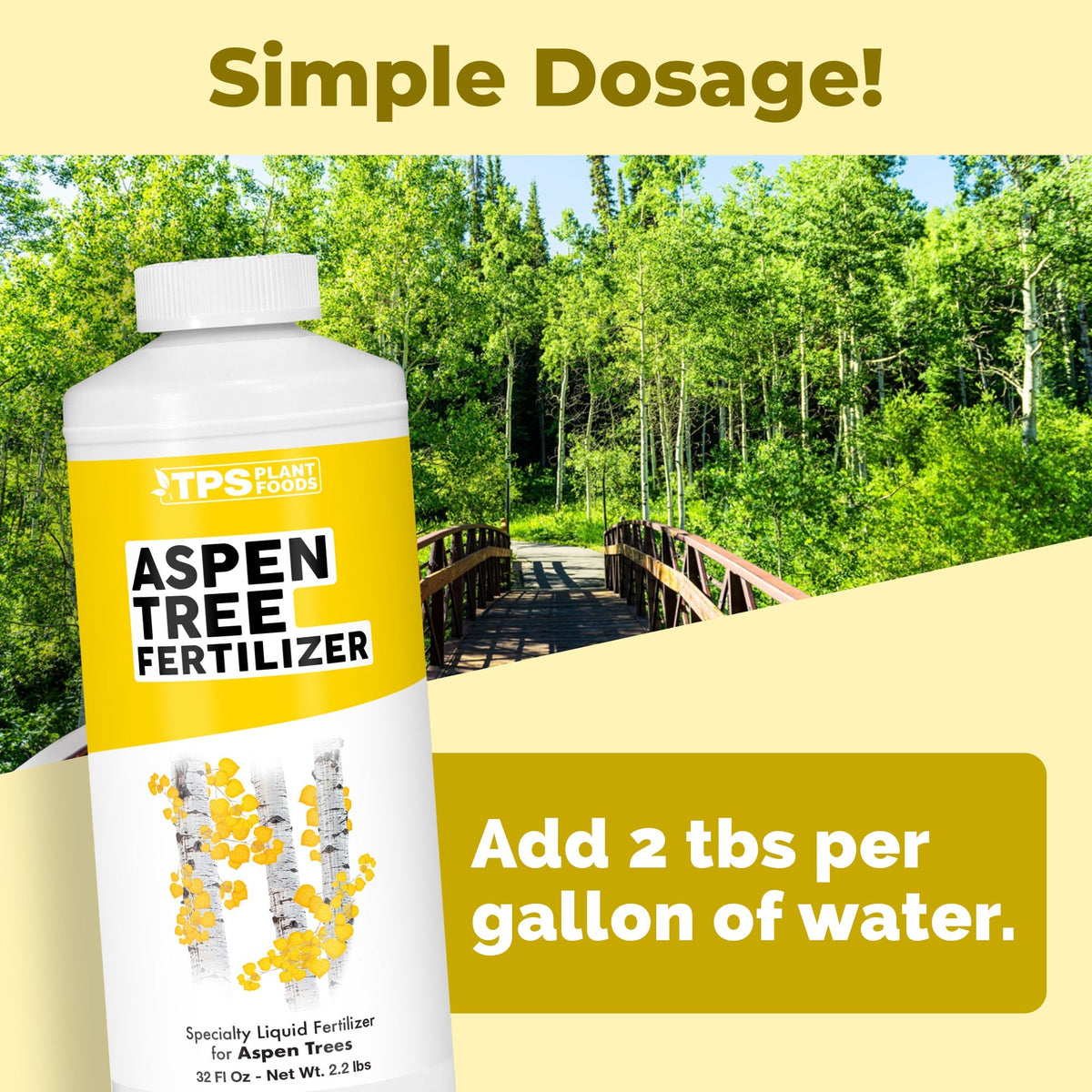 Aspen Tree Fertilizer - 8 Ounce