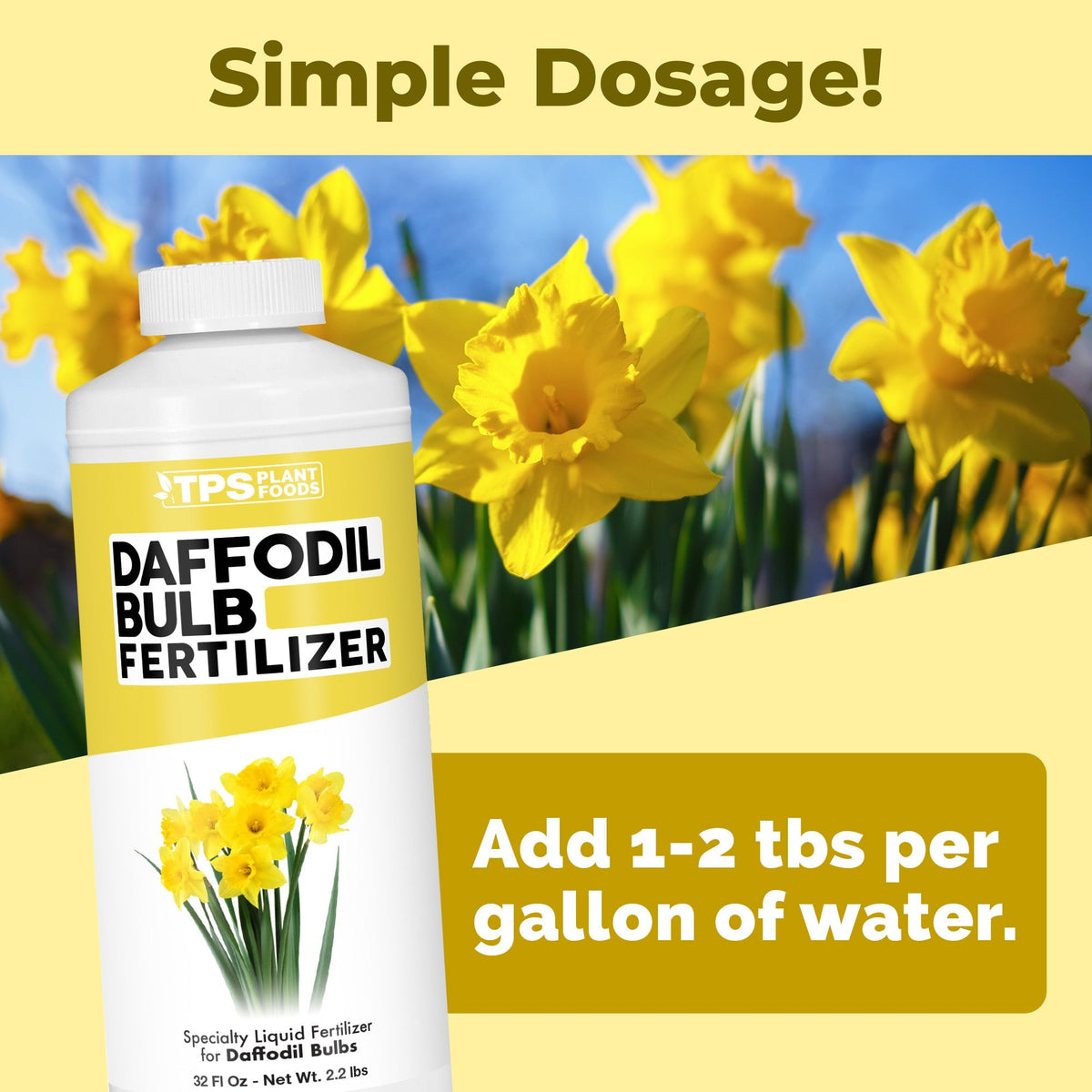 Daffodil Bulb Fertilizer - 32 Ounce
