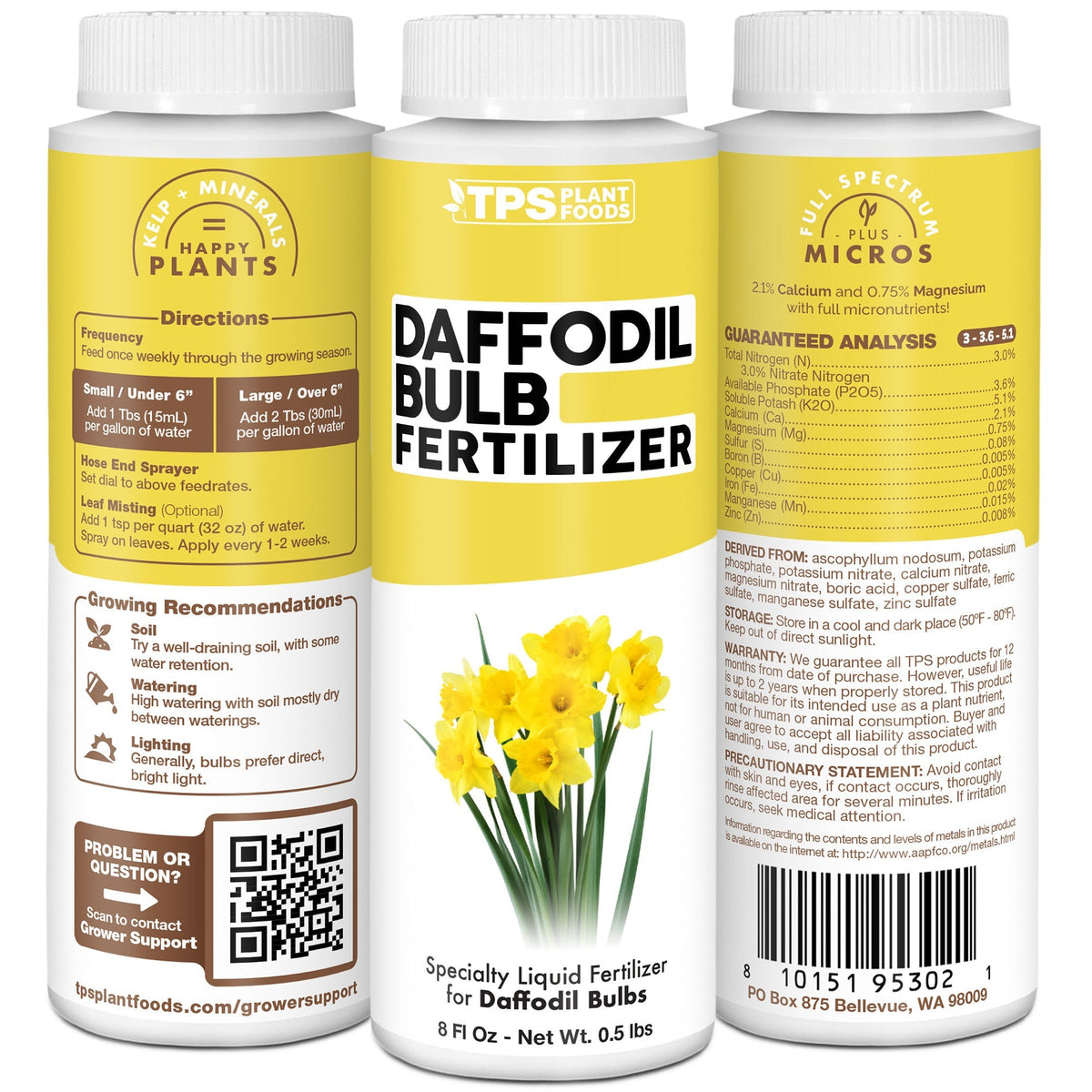 Daffodil Bulb Fertilizer formula, features, and plant care details