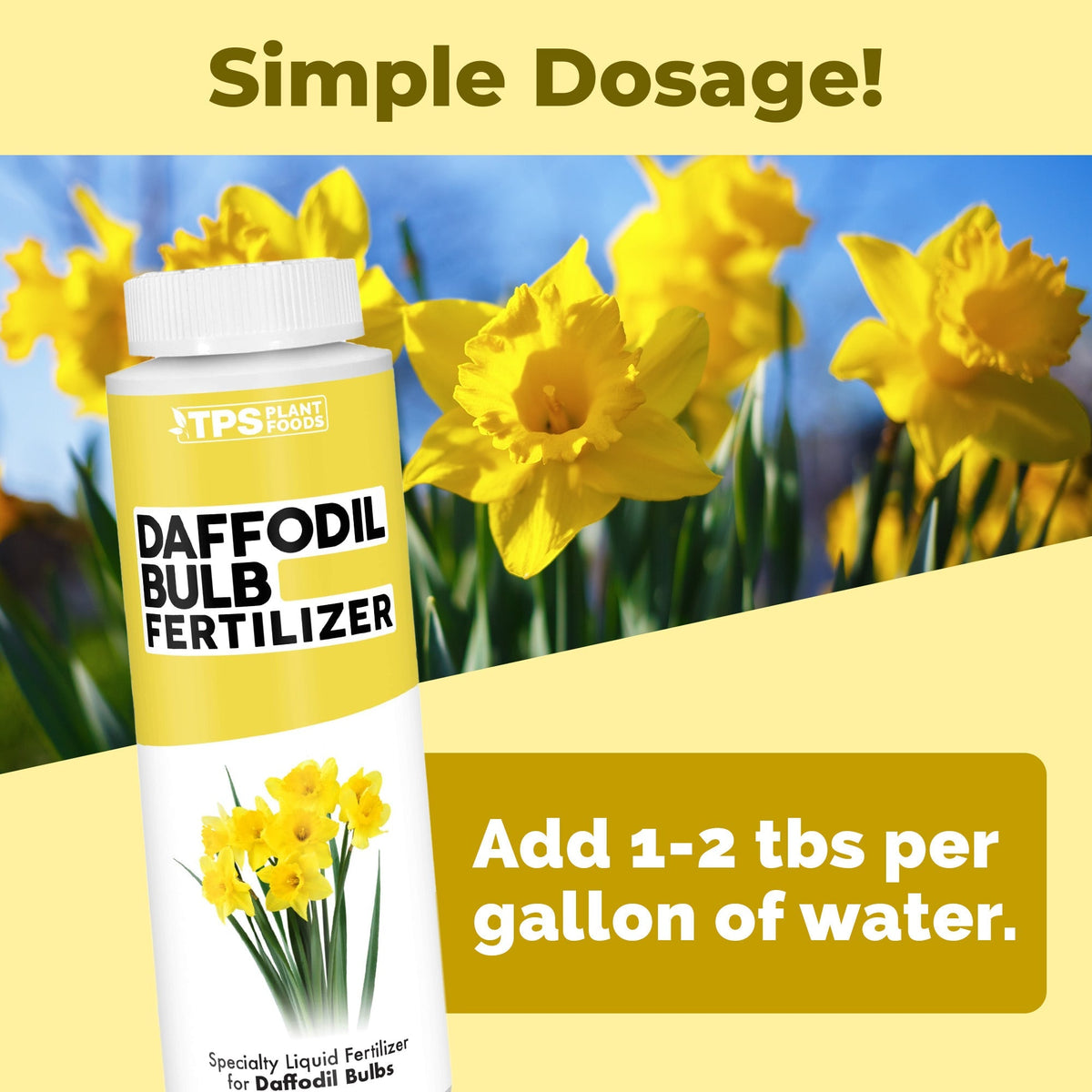Daffodil Bulb Fertilizer - 8 Ounce