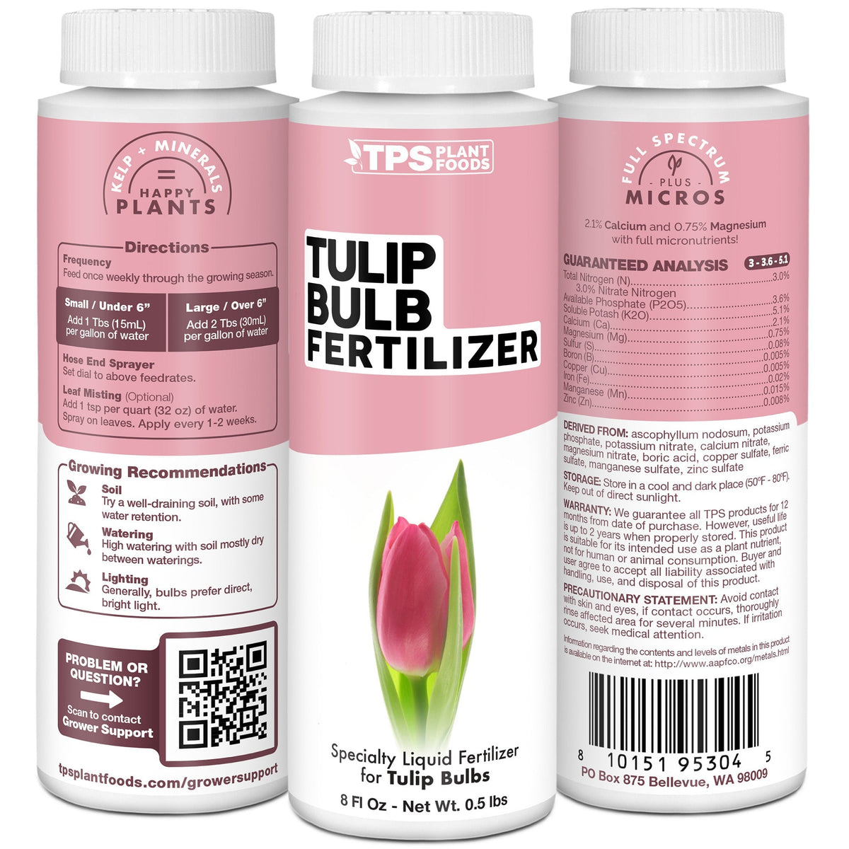 Tulip Bulb Fertilizer formula, features, and plant care details