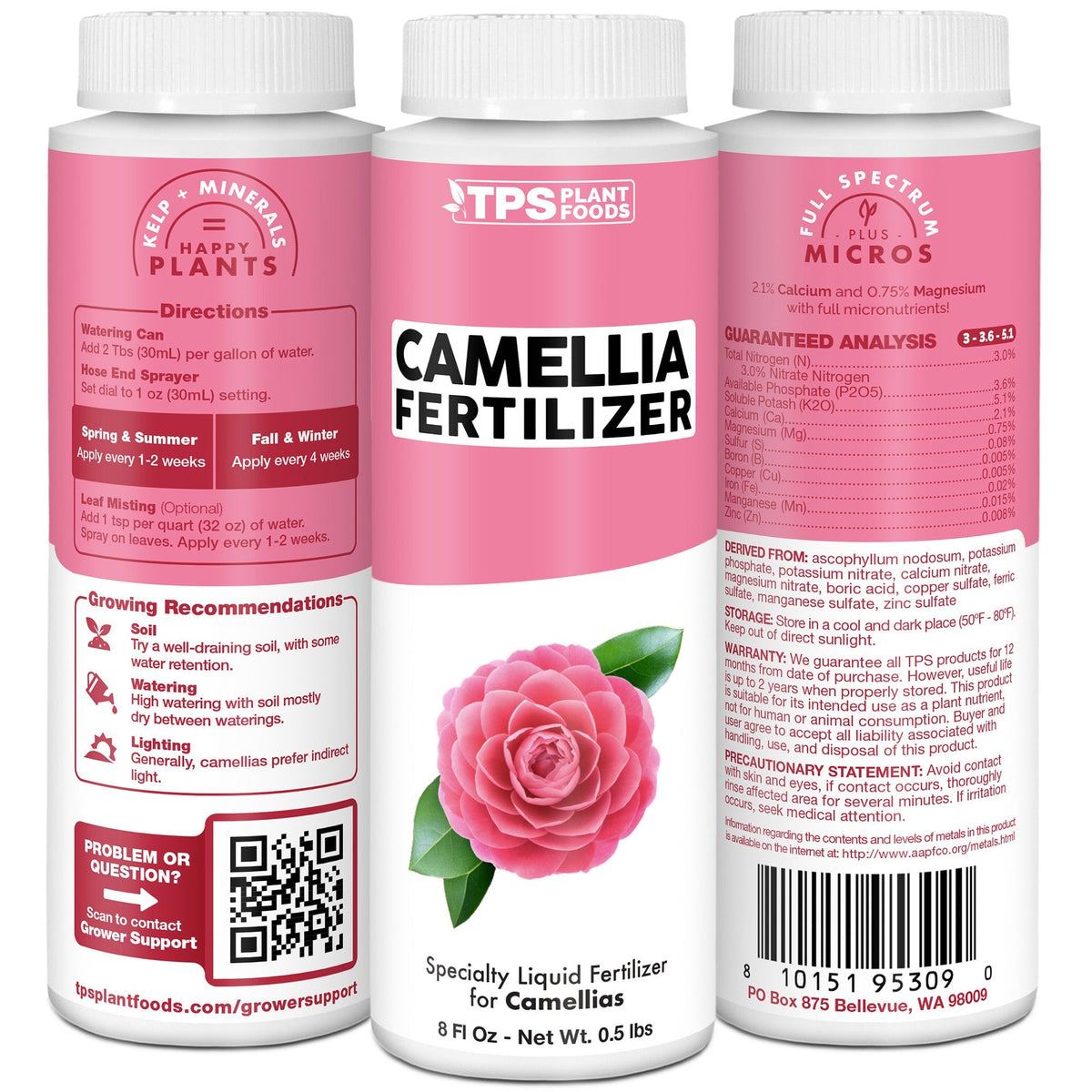 Camellia Fertilizer formula, features, and plant care details